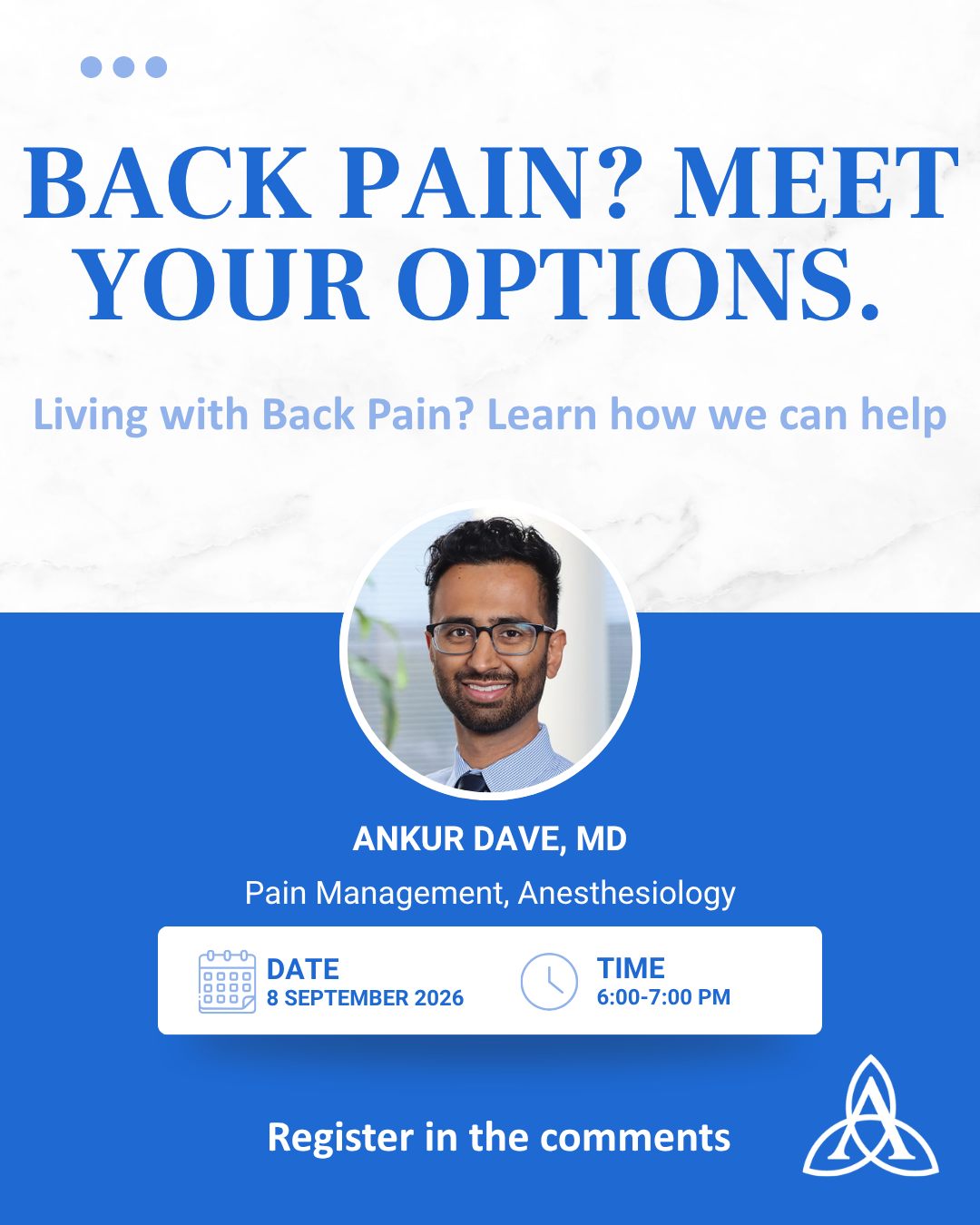 Ascension Saint Alexius Facebook ad: Welcome! You are invited to join a webinar: Living with…