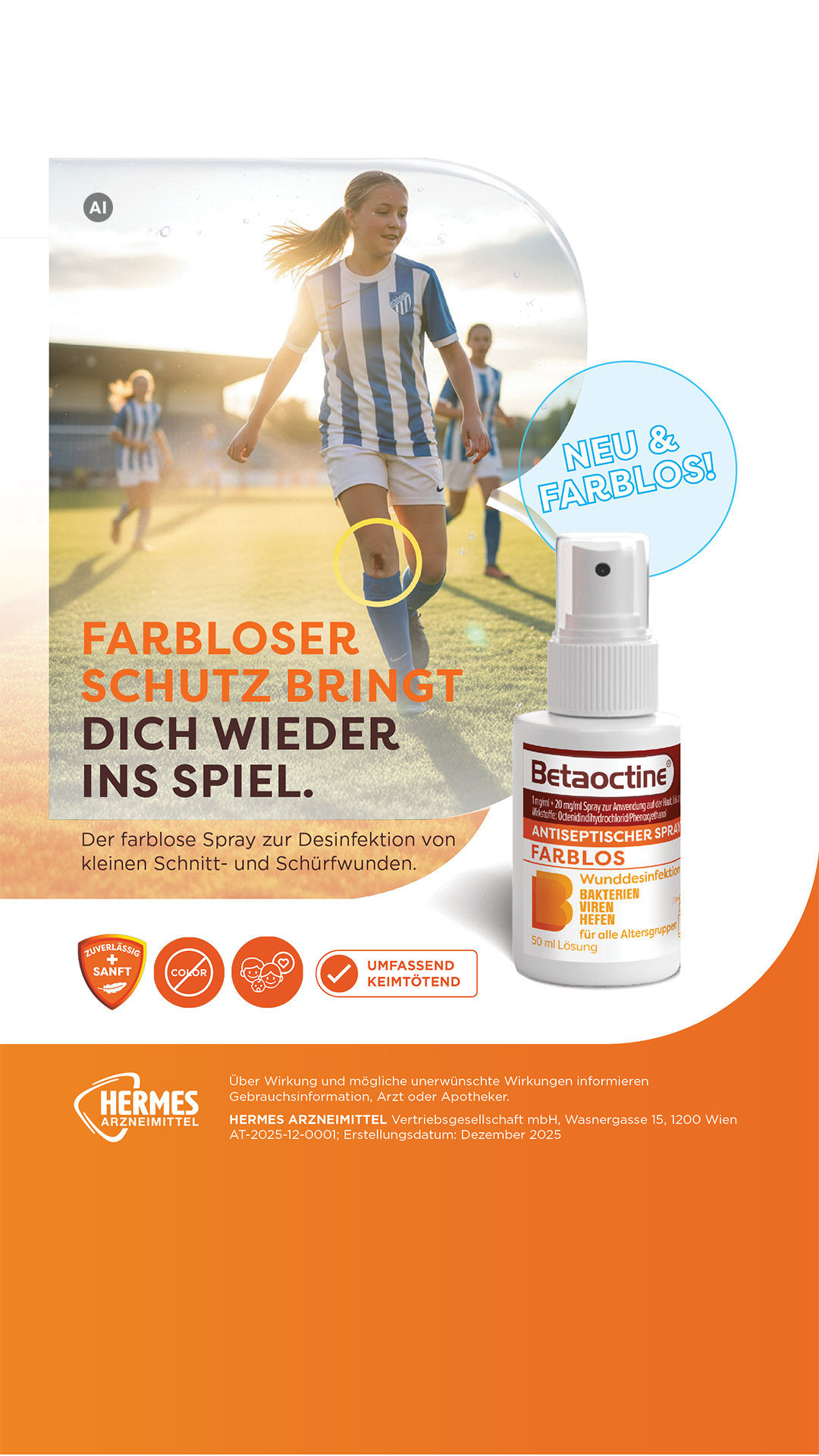 Betadona - die Aller-Erste Hilfe Facebook ad from Jul 29, 2026