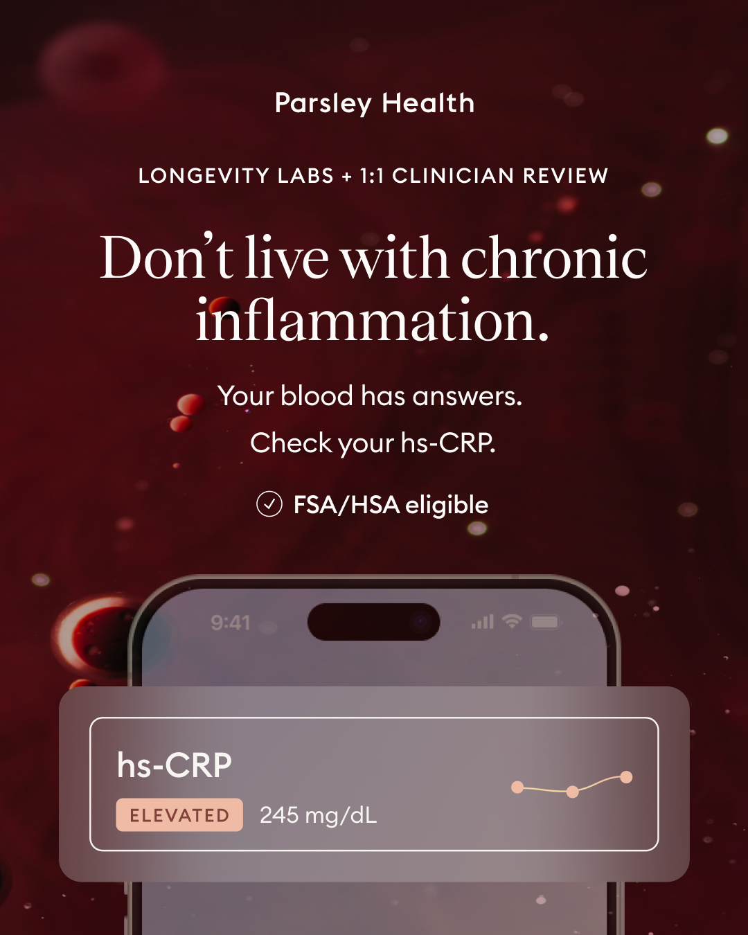 Parsley Health - Root Cause Medicine Facebook ad