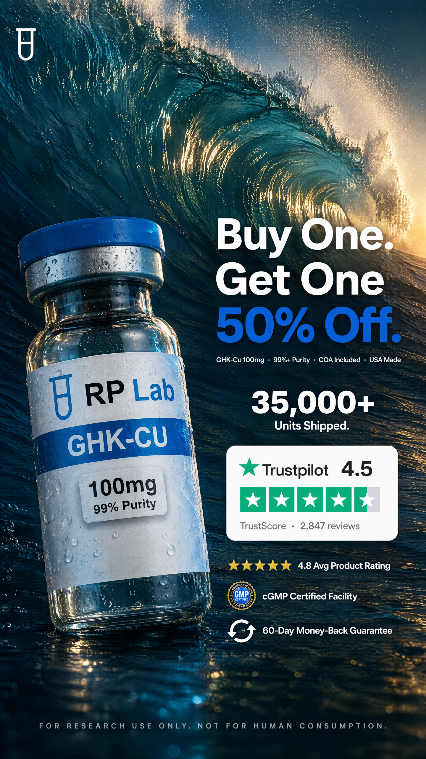 Research Peptides Lab Facebook ad