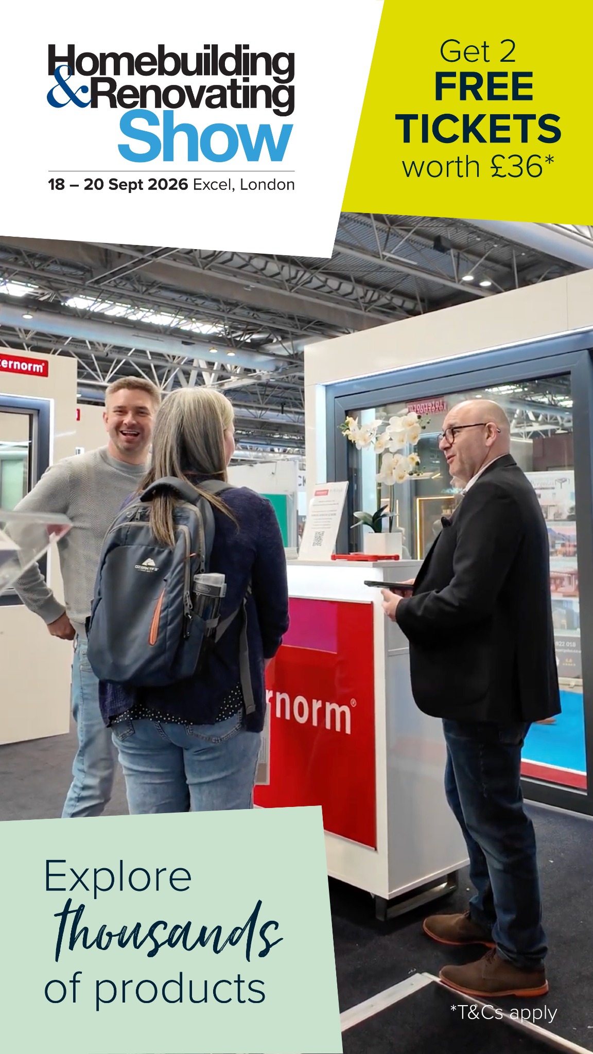 Homebuilding & Renovating Show Facebook ad