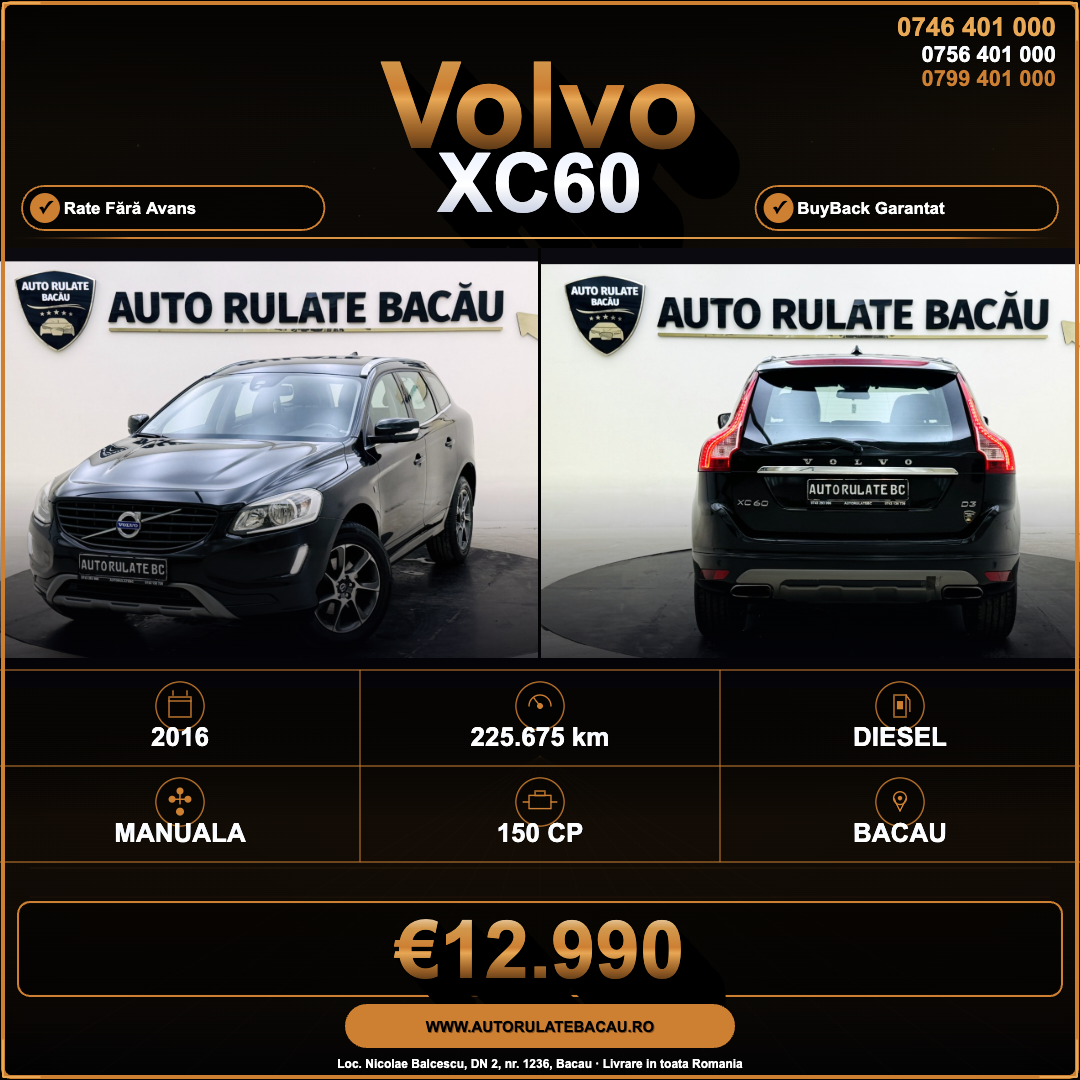 Auto Rulate Bacau Facebook ad