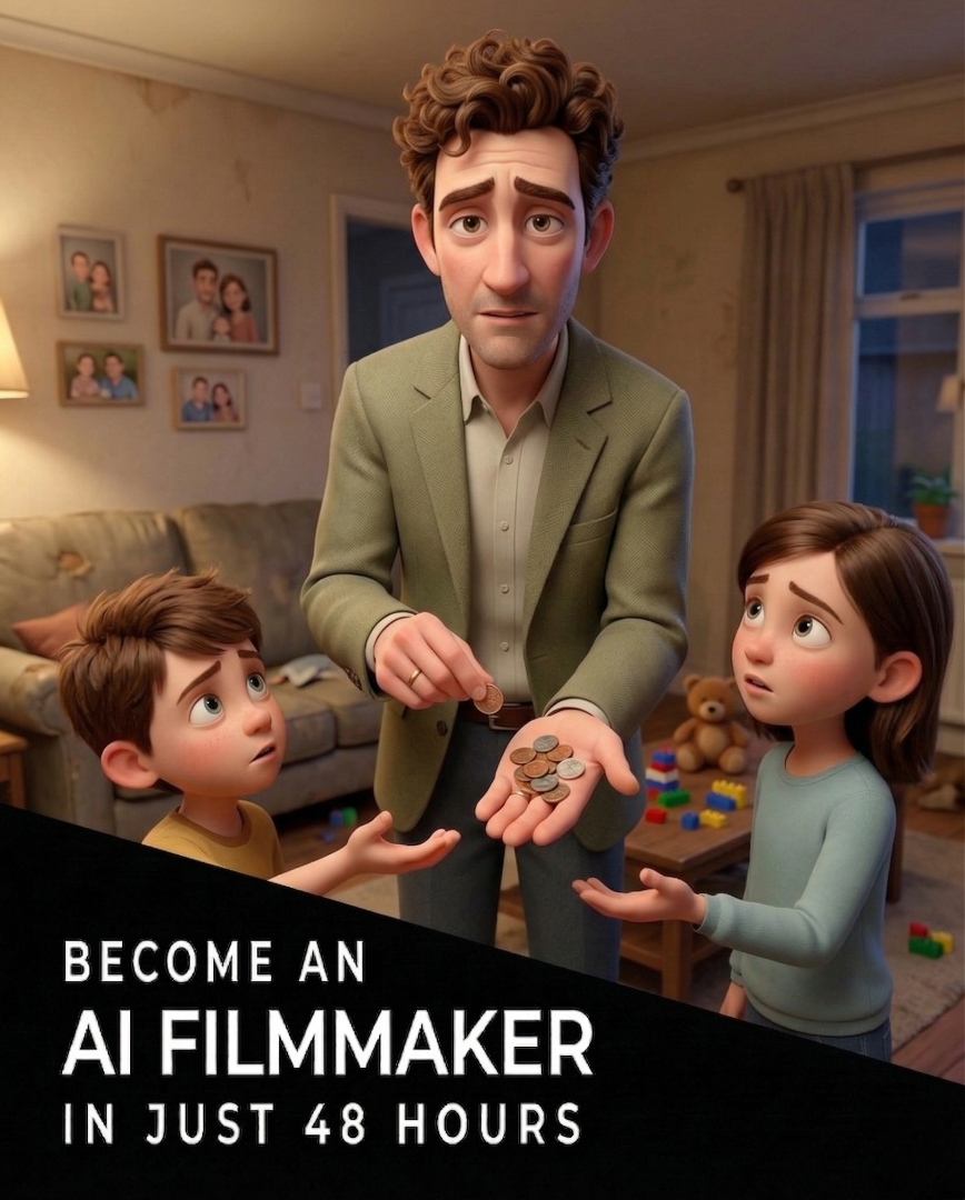 Steptwo.ai Facebook ad: Learn AI Filmmaking In Just 48 Hours
