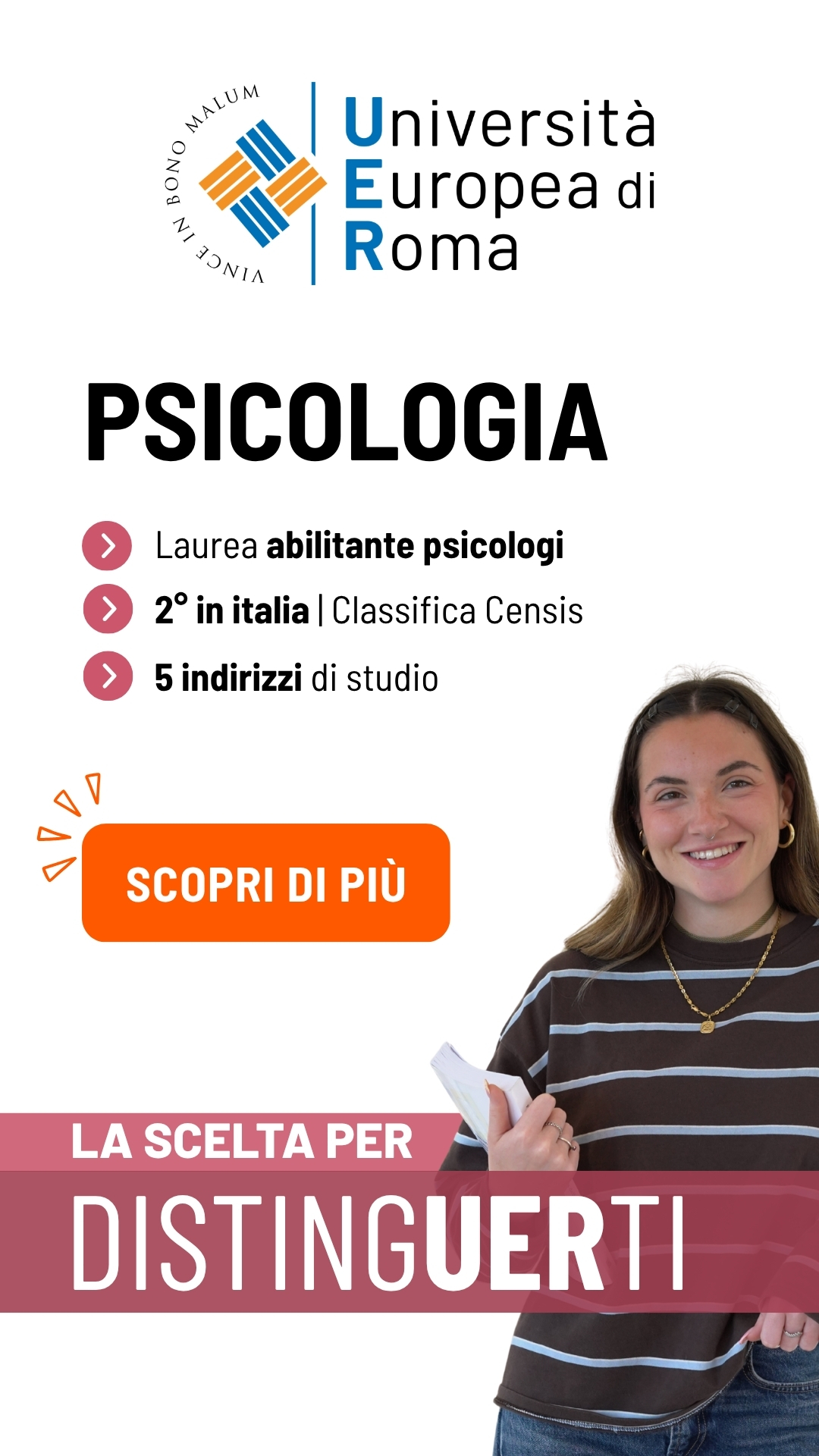 UER - Università Europea di Roma Facebook ad from Jun 1, 2026