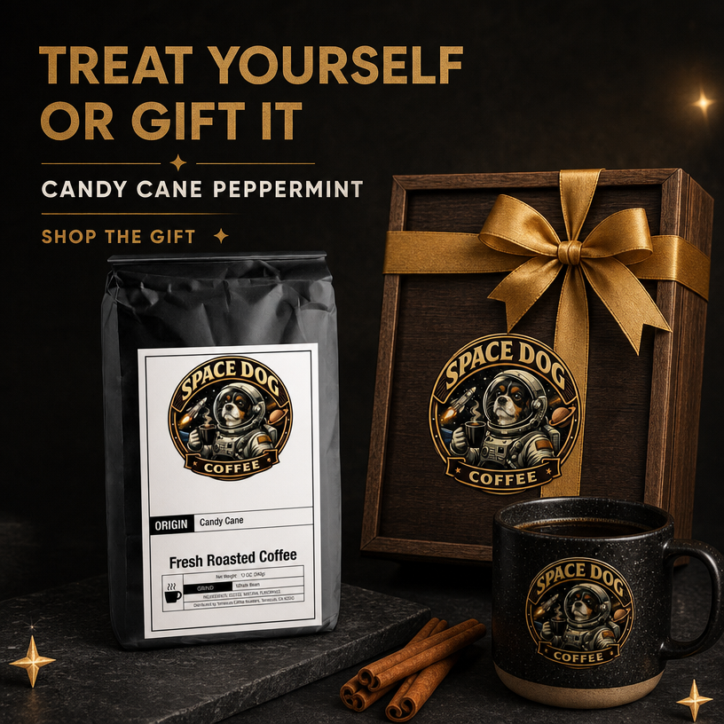 Space Dog Coffee Facebook ad