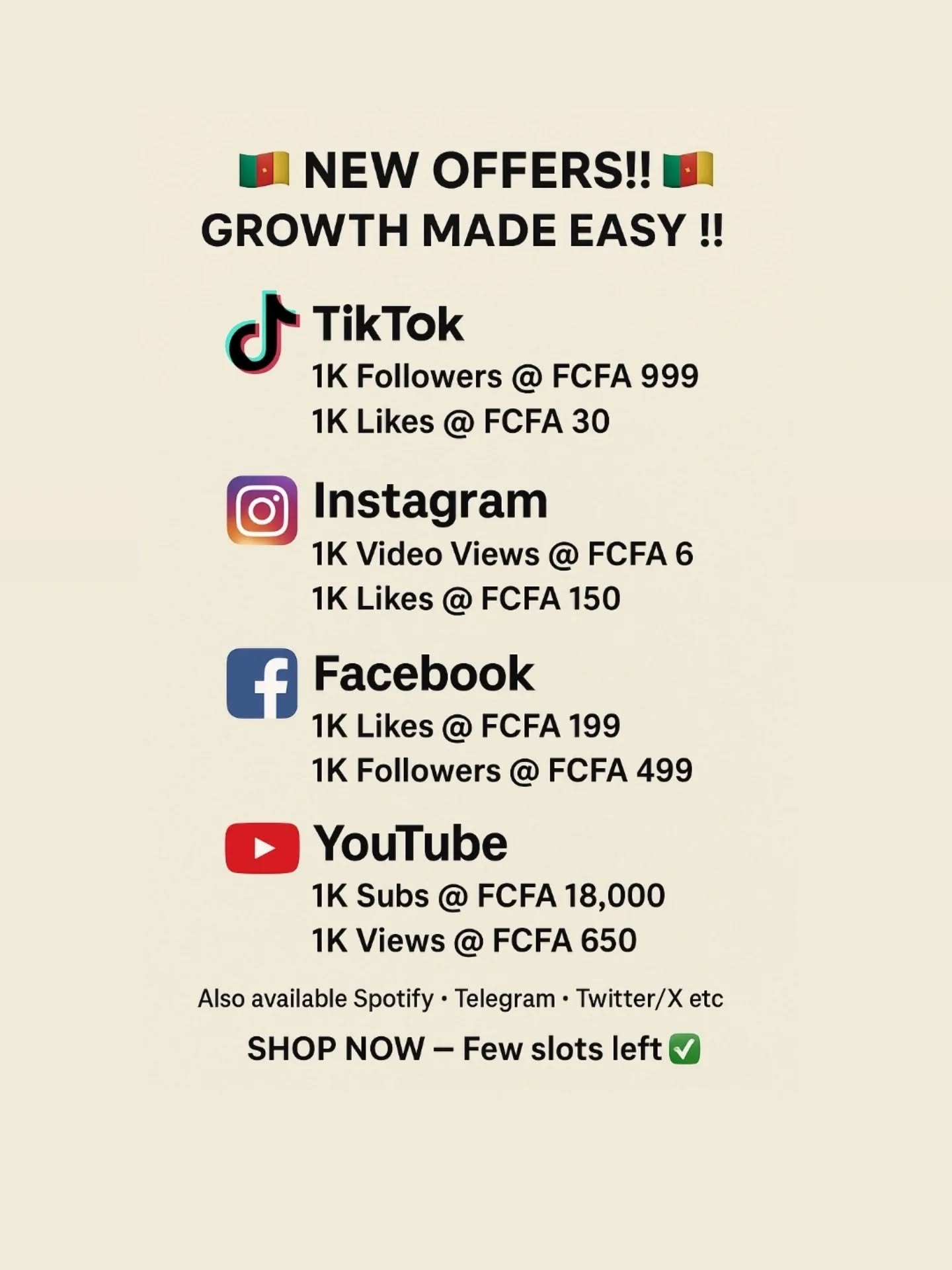 Shaker SMM Panel Facebook ad