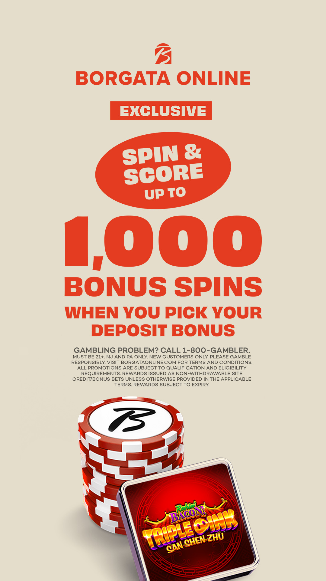 Borgata Hotel Casino & Spa Facebook ad