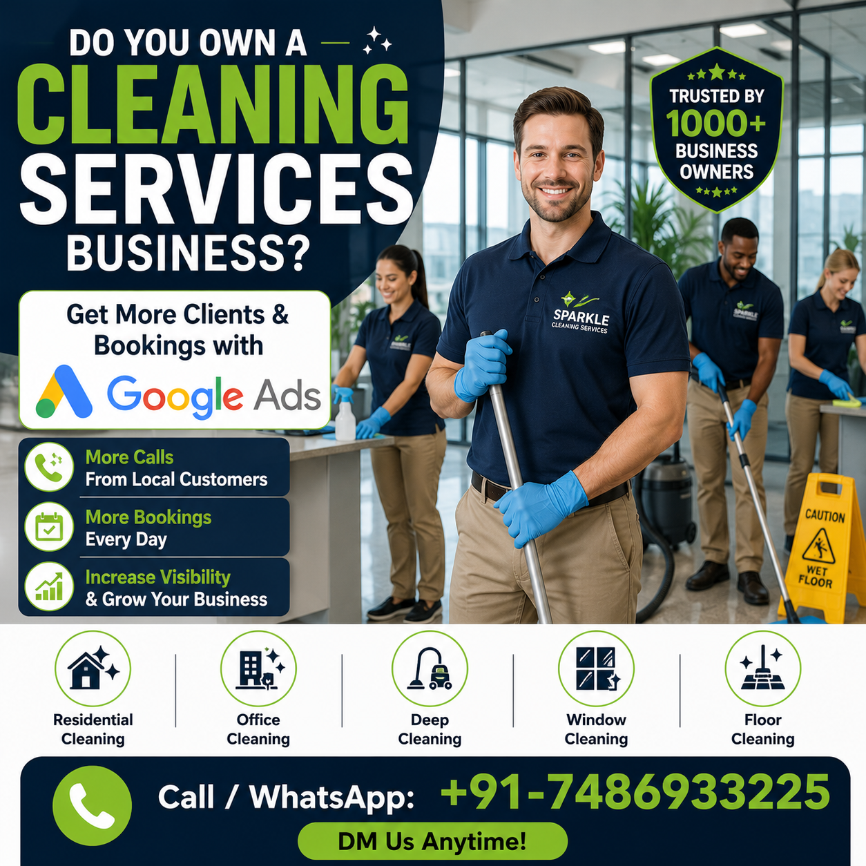 Adwords Management Facebook ad: Chat with us