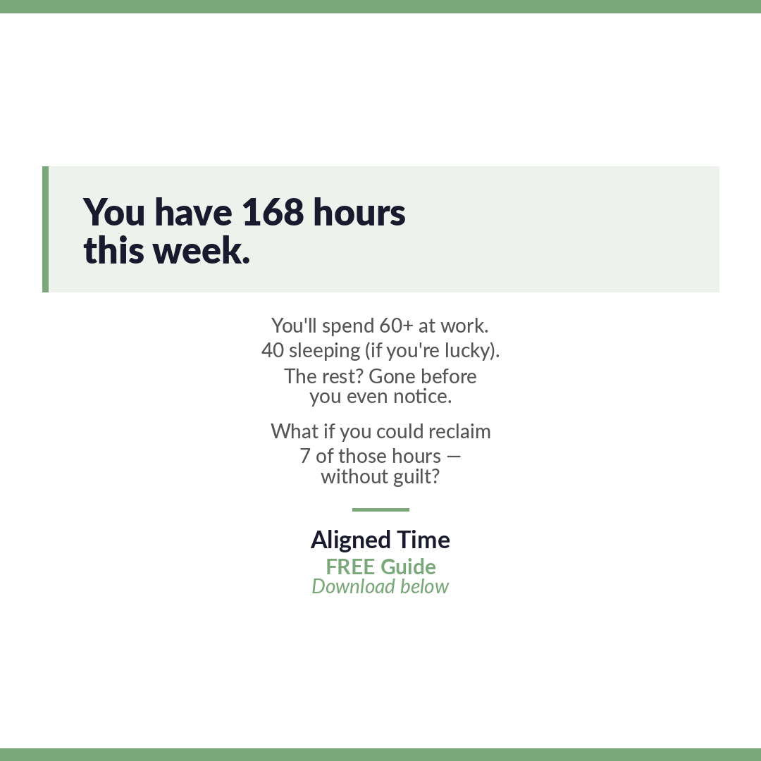 Empower Heal & Evolve Coaching Facebook ad: Reclaim Your Time Without Guilt, Free Guide