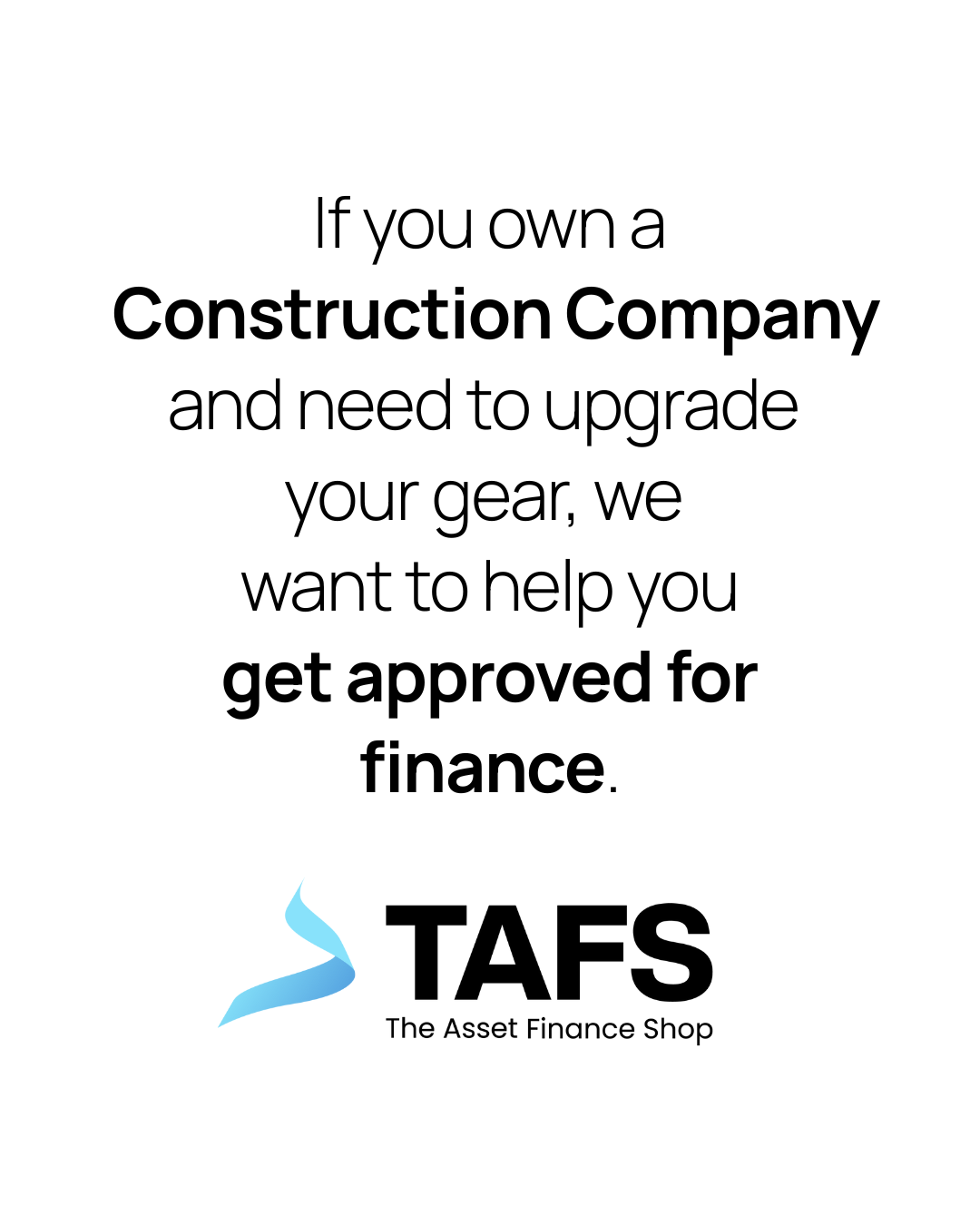 Asset Finance Shop Facebook ad