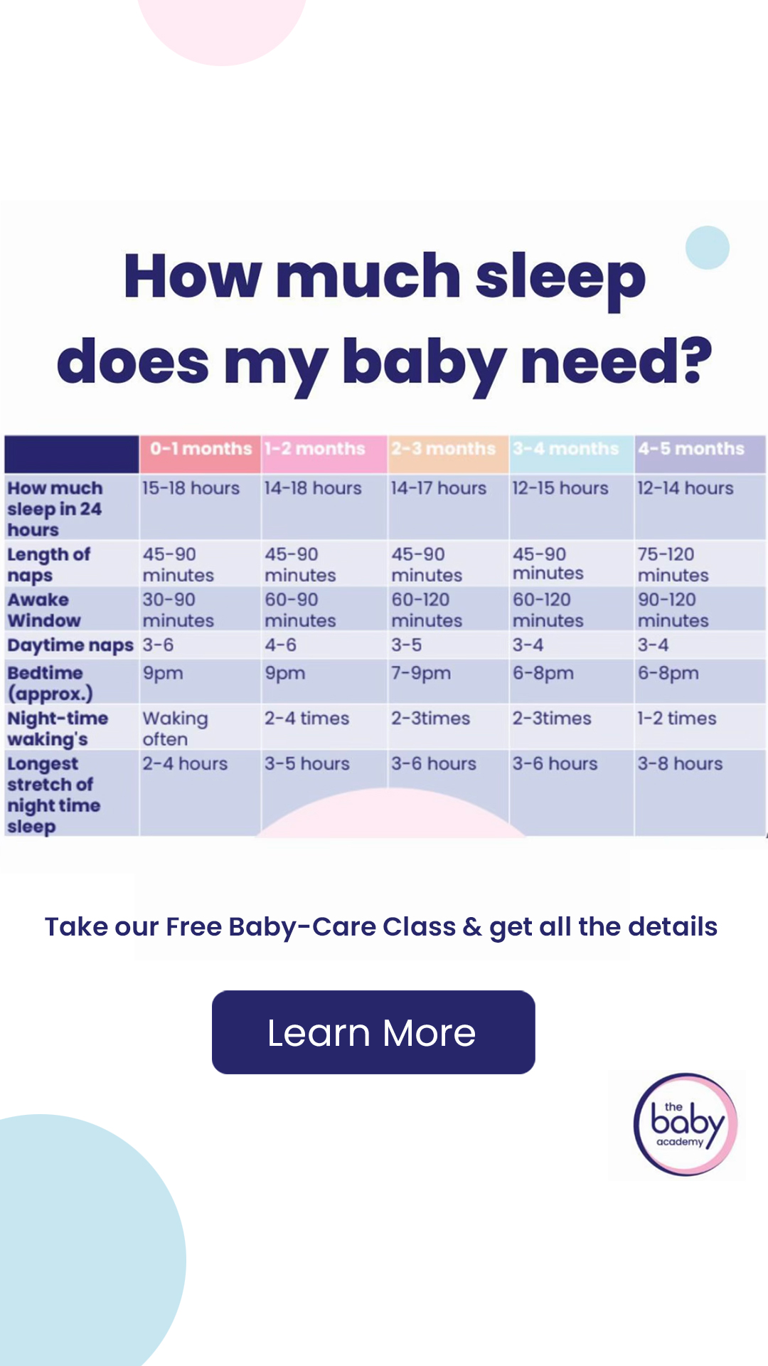The Baby Academy US Facebook ad