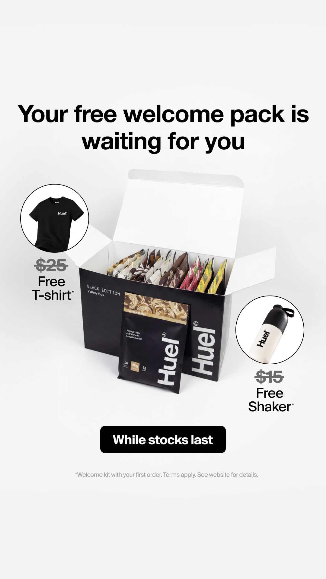 Huel Facebook ad