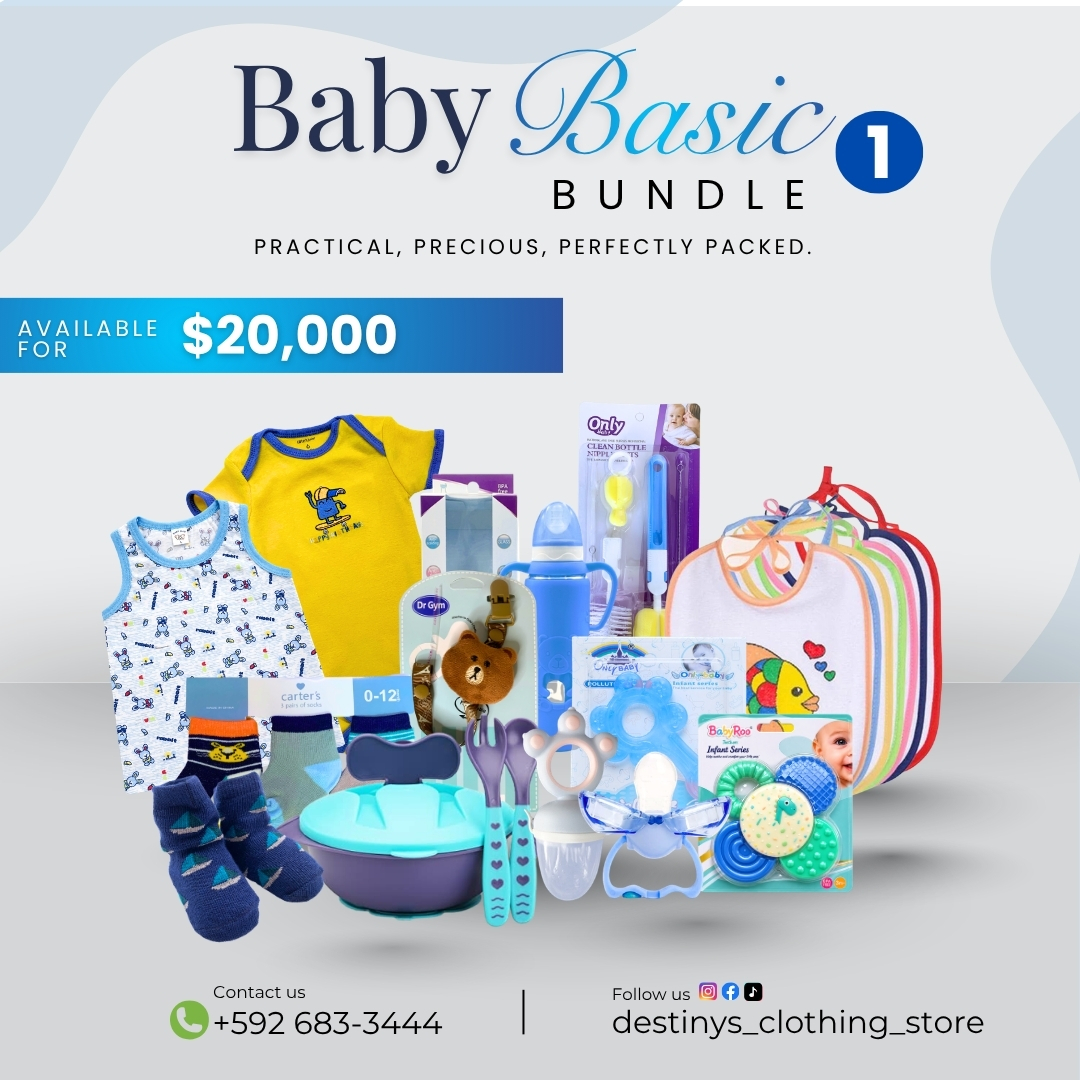 Destiny's Clothing Store Facebook ad: Baby Basic Bundles, Comfort, Cuteness & Essentials in…