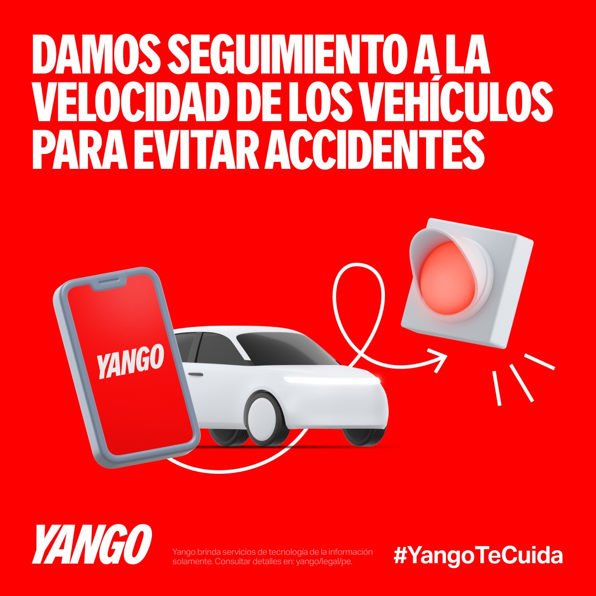 Yango Peru Facebook ad: Comparte y viaja seguro