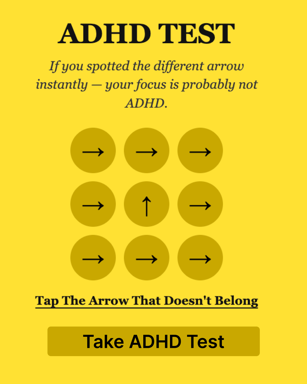 Personality Test: Created by Experts  Facebook ad