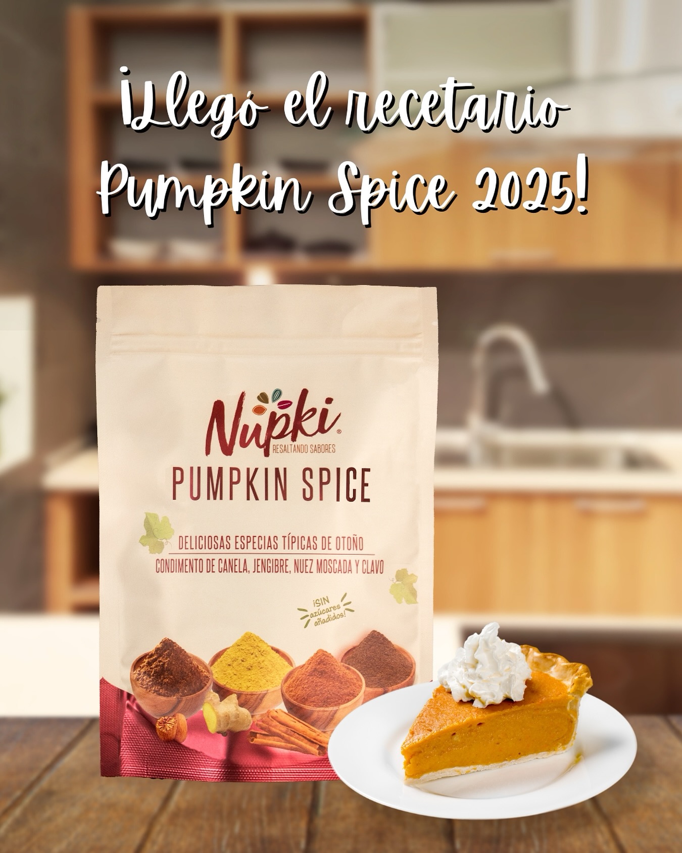 Nupki Facebook ad: Descarga el recetario Pumpkin Spice 2025 y disfruta…