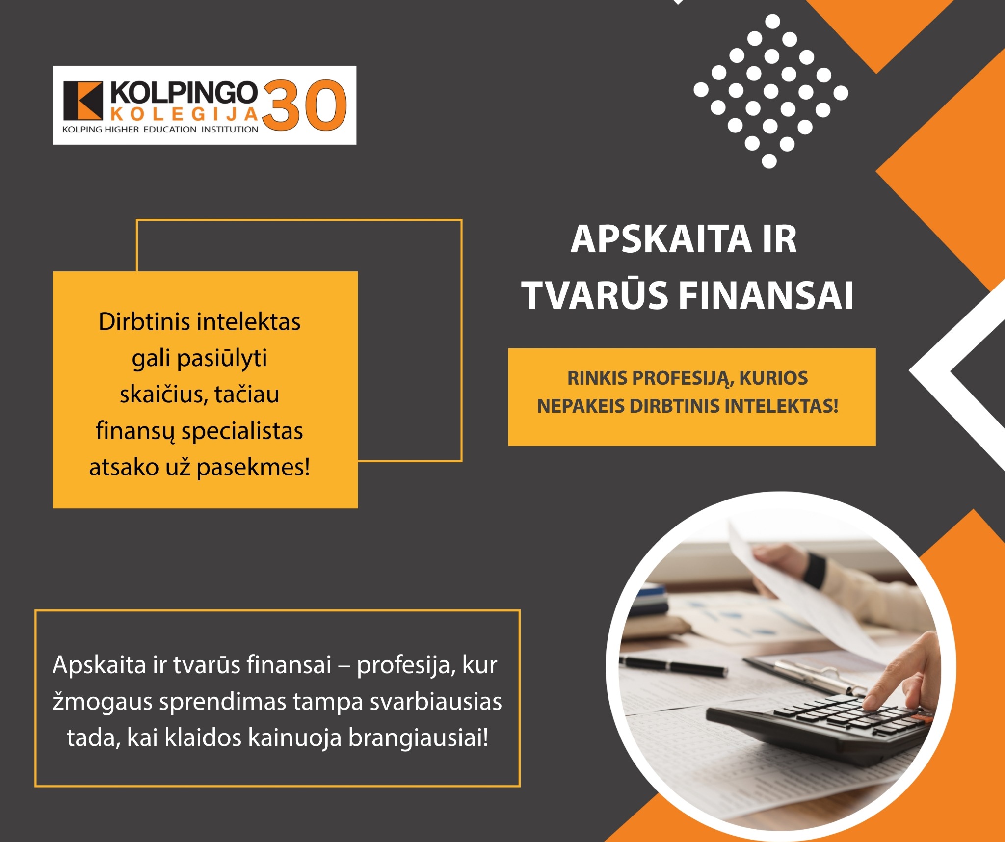 Kolpingo kolegija Facebook ad
