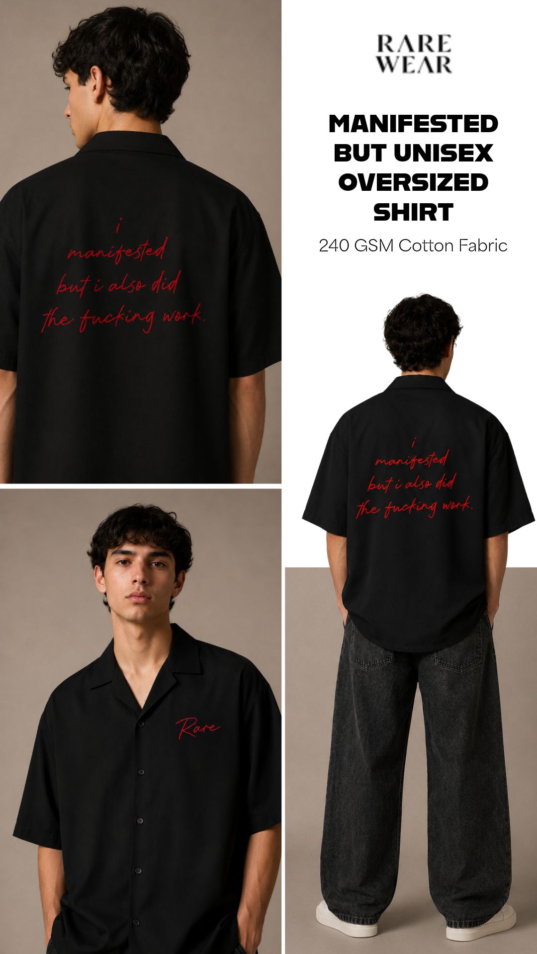 TheRarewear Facebook ad: Manifest Your Style