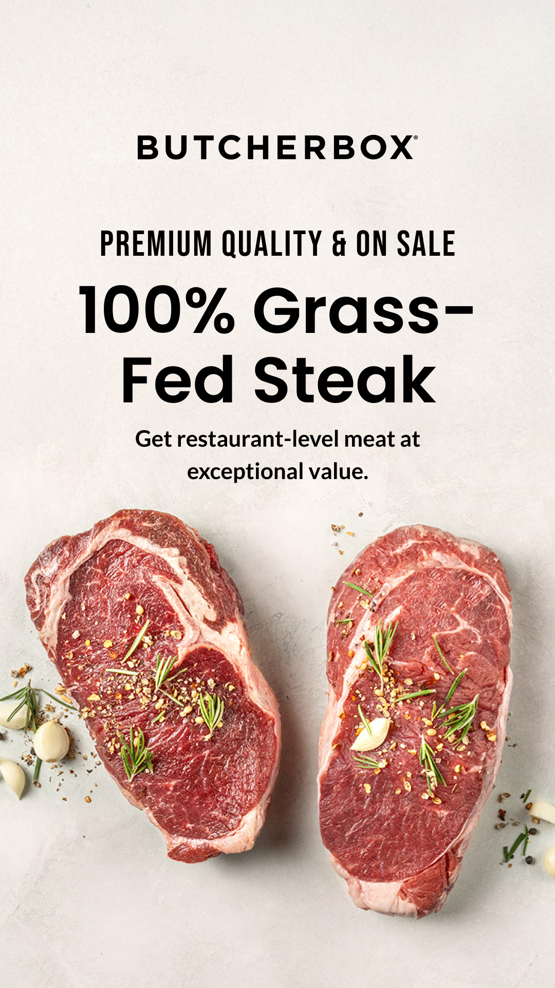 ButcherBox Facebook ad