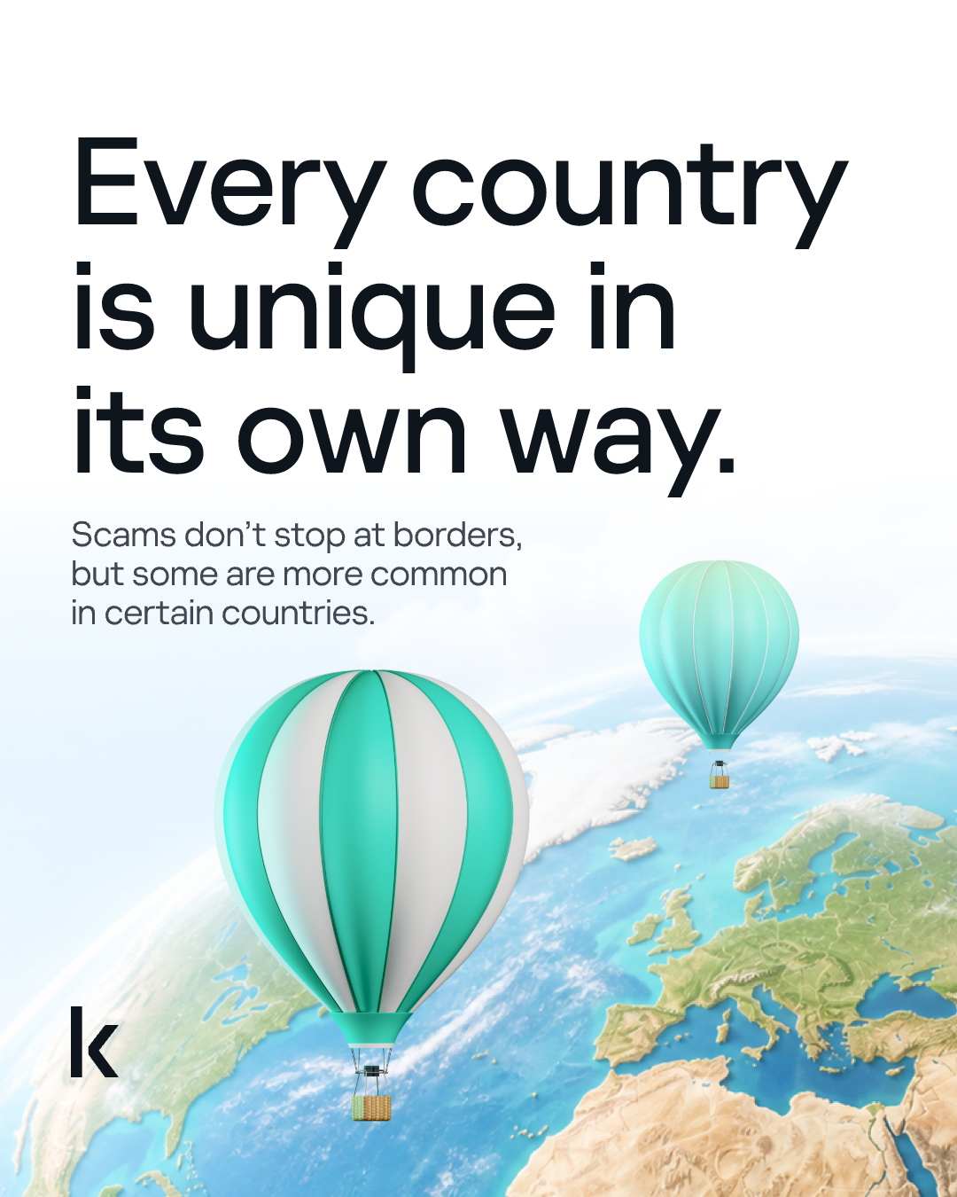 Kaspersky Facebook ad: Every destination has its own culture, traditions… and…