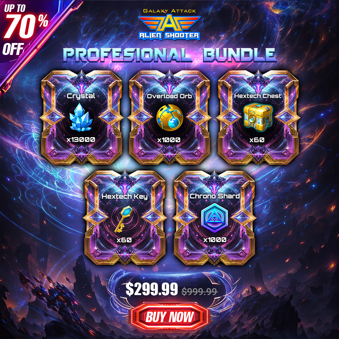 Galaxy Attack: Alien Shooter Facebook ad