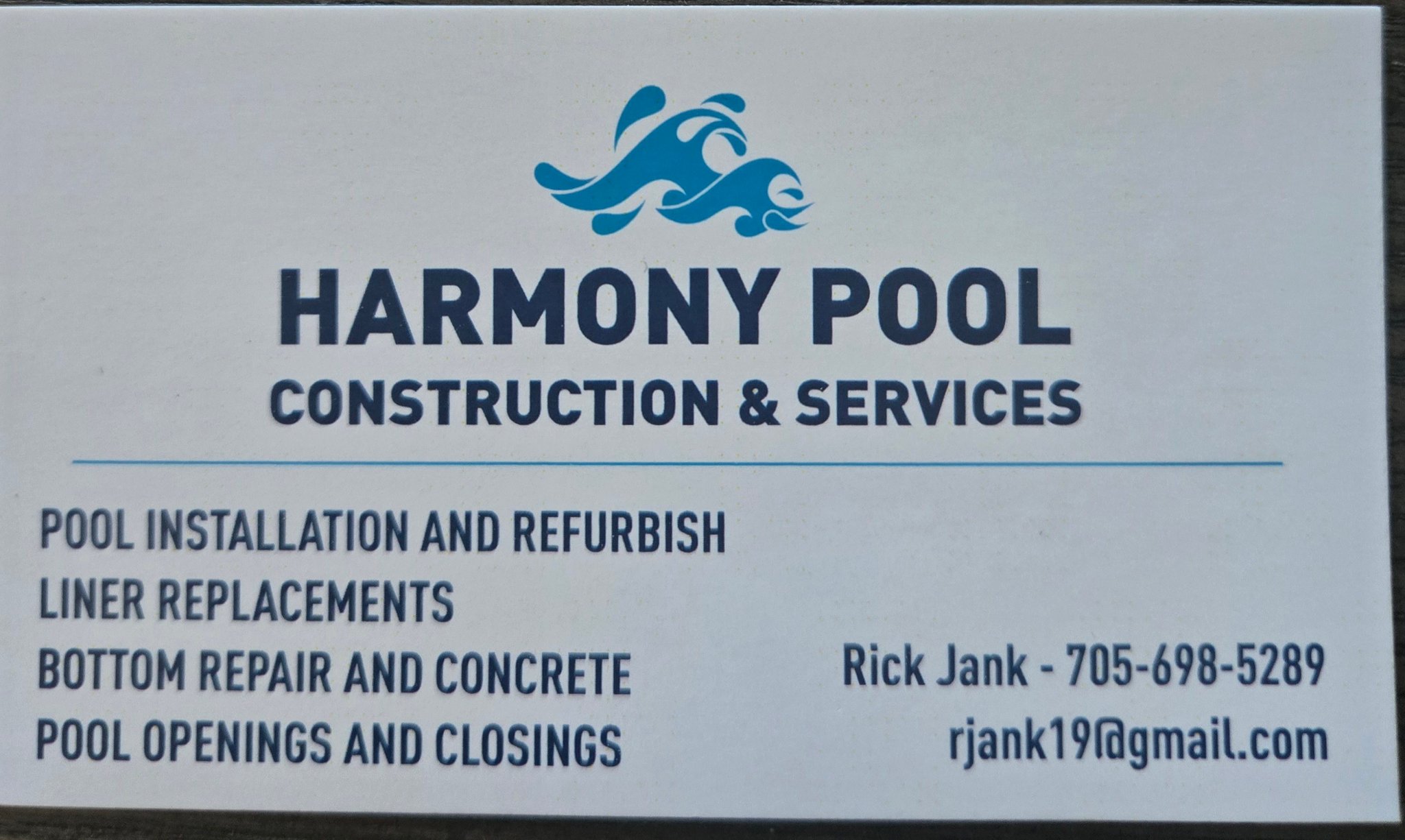 Harmony Pool Construction and Services Facebook ad