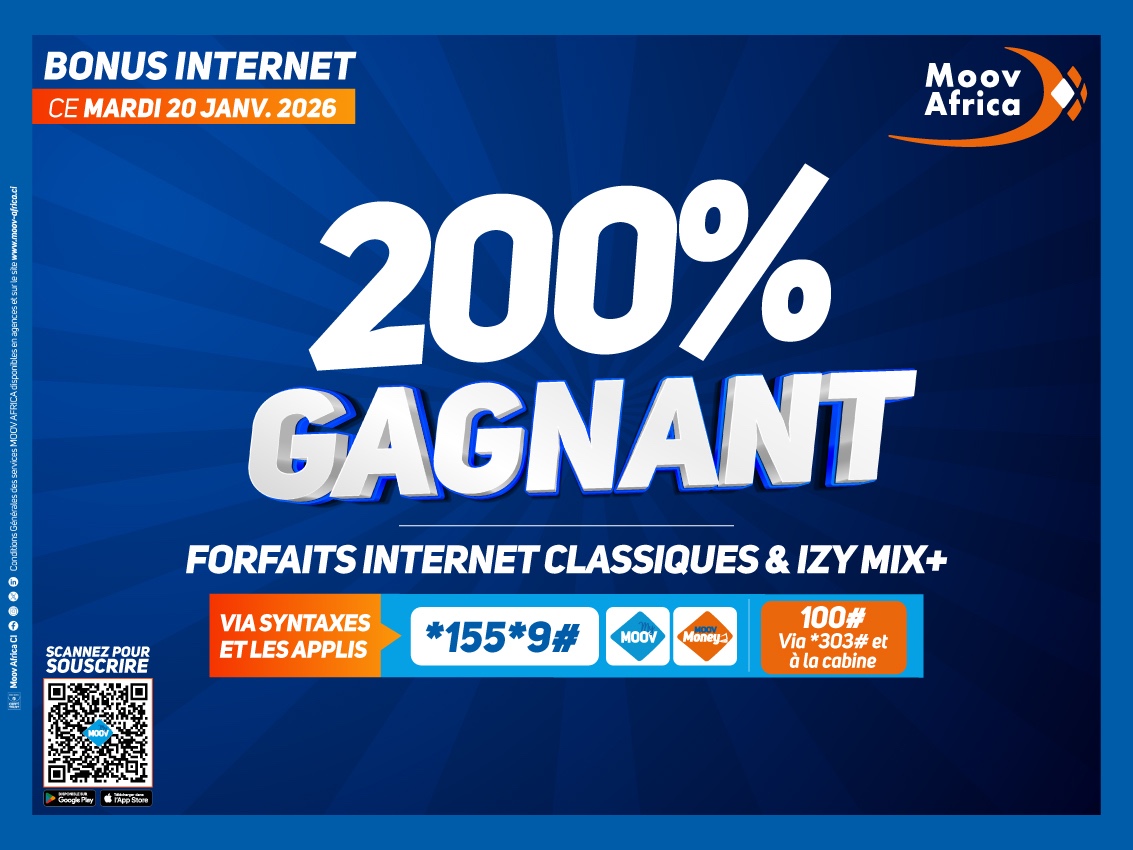 Moov Africa CI Facebook ad