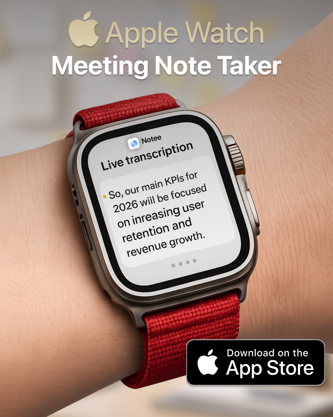 Notee: AI Note Taker Facebook ad