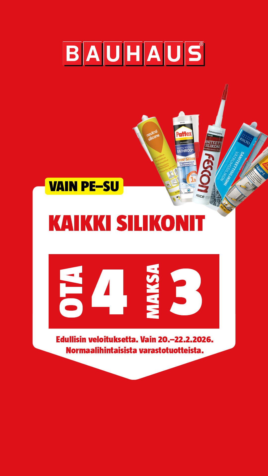 BAUHAUS Suomi Facebook ad