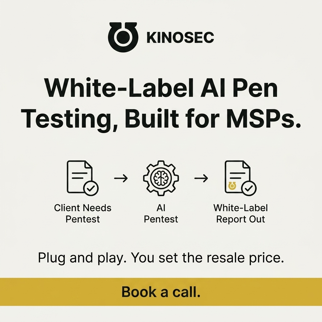 KinoSec Facebook ad: MSPs: Add New Revenue From Your Existing Clients