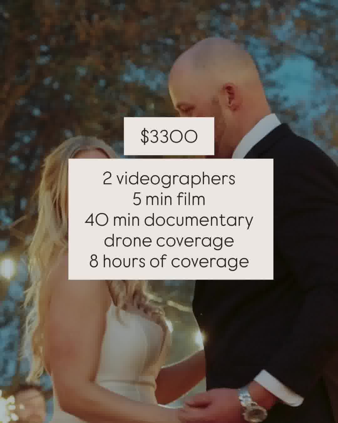 Silk and Fern Facebook ad: Timeless PNW Wedding Films