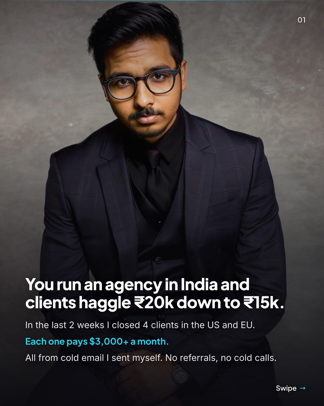 The Organic Buzz Facebook ad: I skipped my IIT placements because outbound was…
