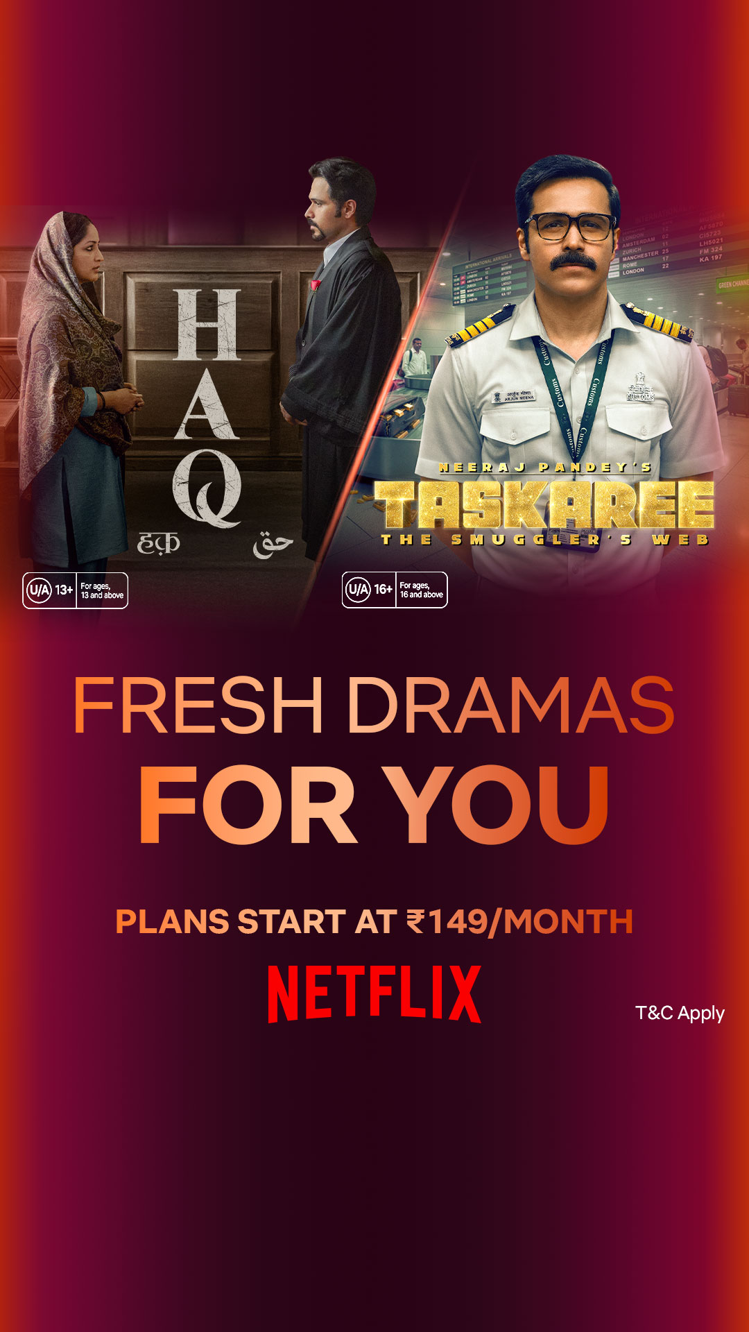 Netflix Facebook ad