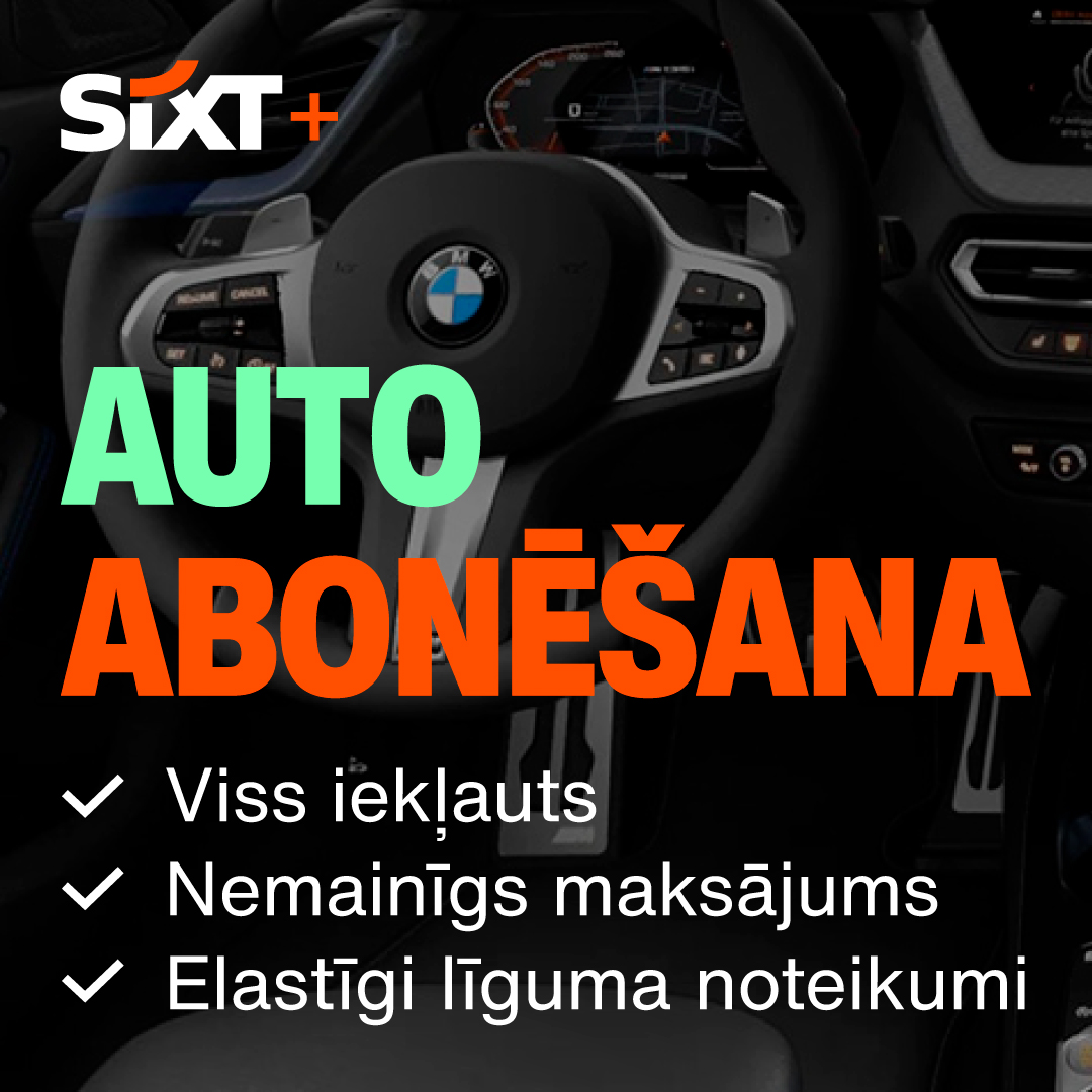 Sixt Facebook ad: Auto abonēšana ar SIXT+