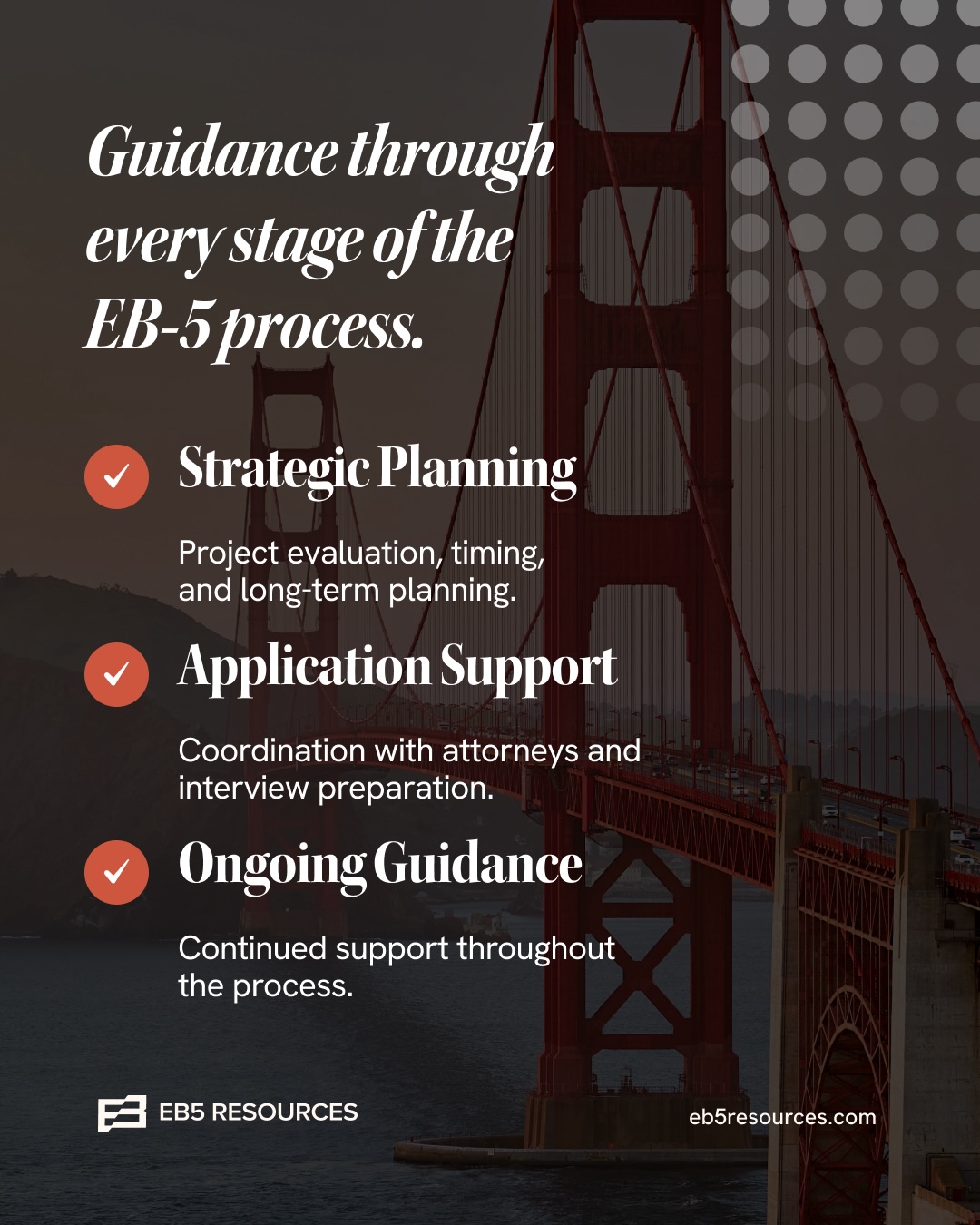 EB5 Resources US EB-5 visa investments Facebook ad: Personalized EB-5 Attorney