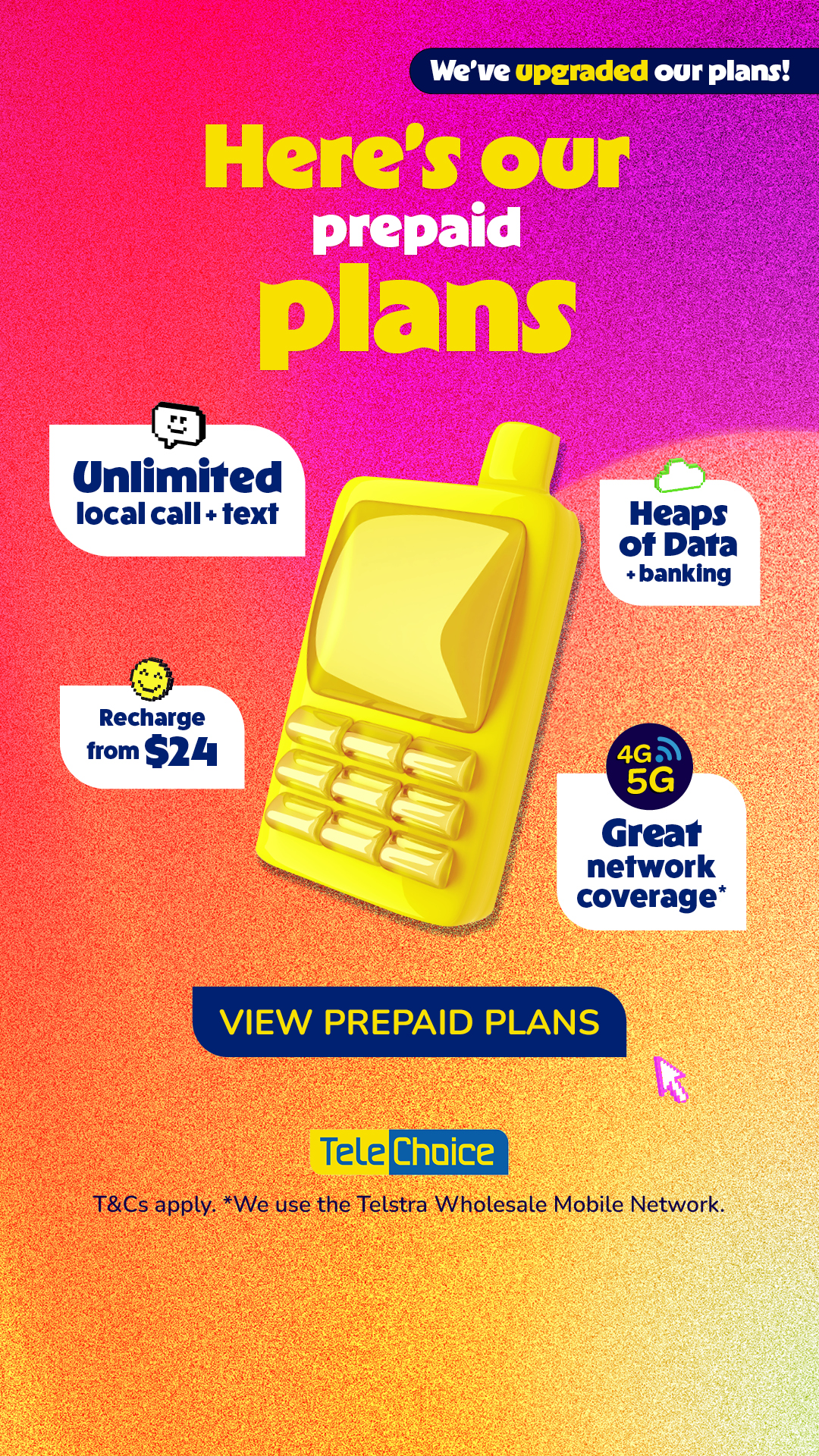 TeleChoice Facebook ad from Nov 9, 2025