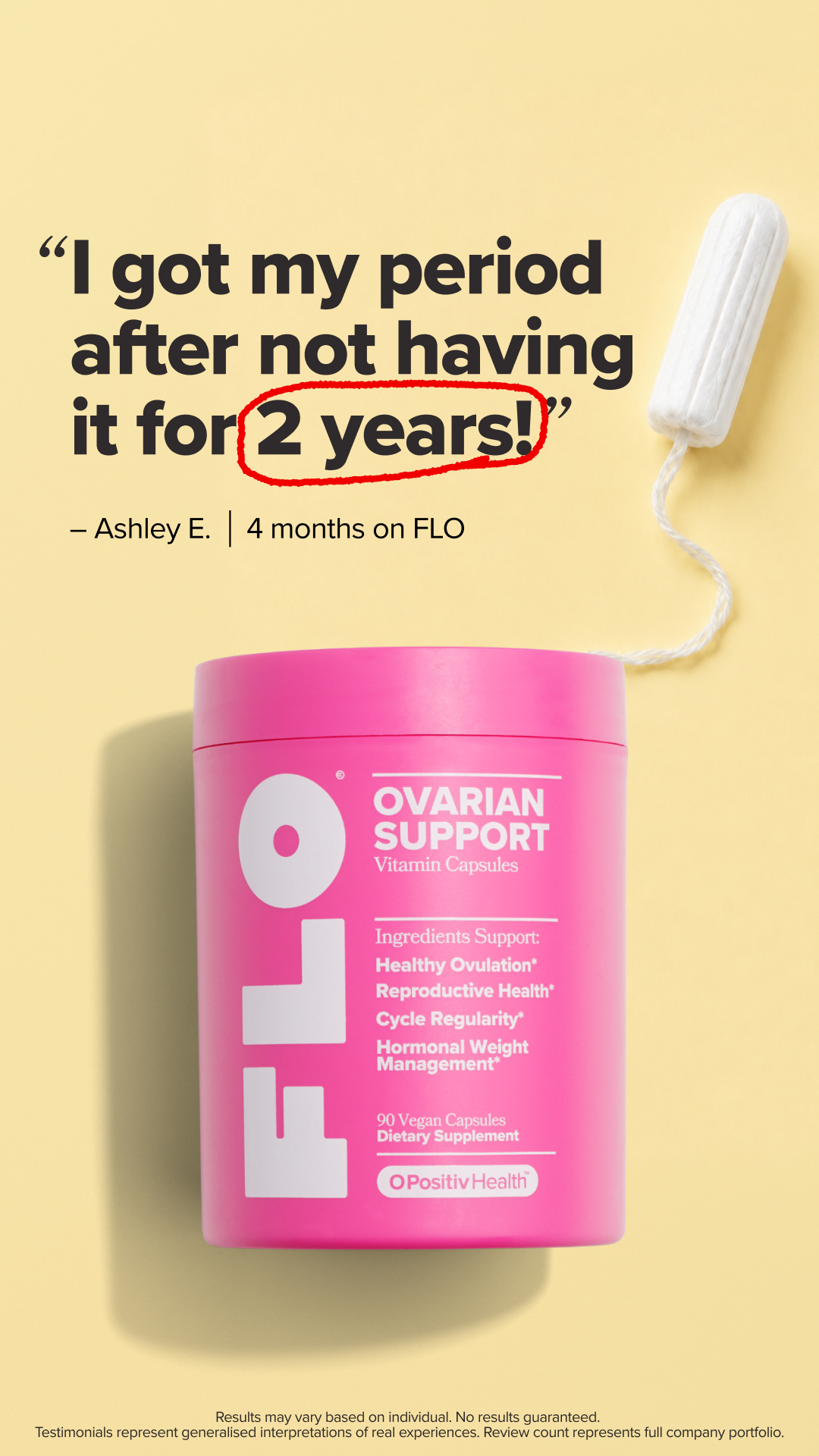 FLO Facebook ad