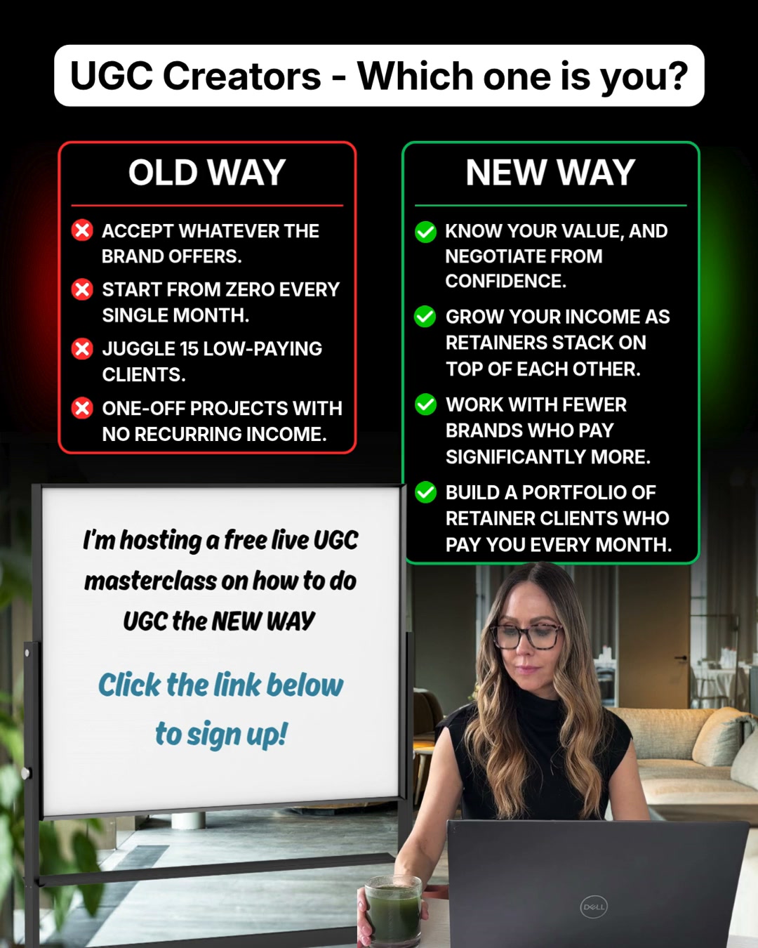 Marzia Prince Facebook ad: The skill that separates hired creators from rehired…