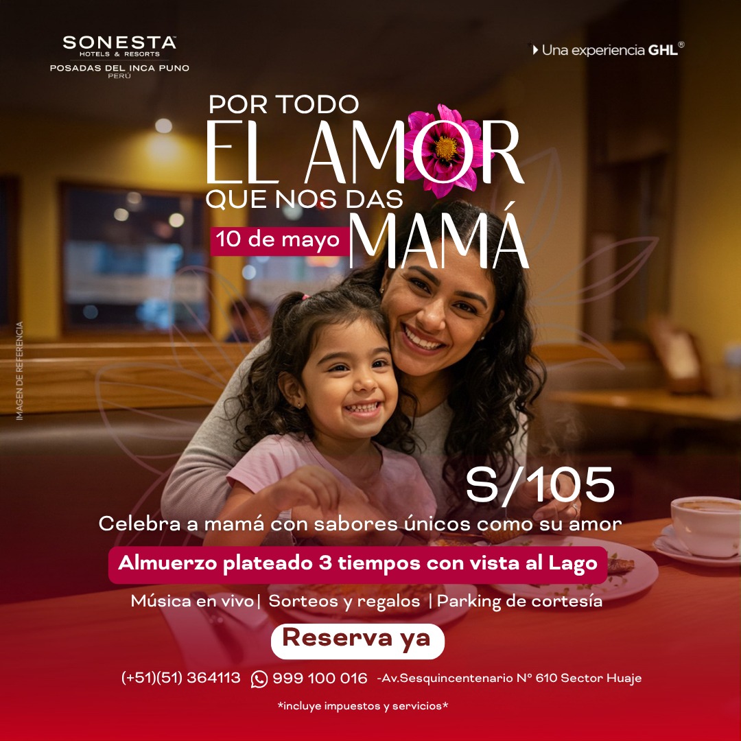 Sonesta Posadas del Inca Puno Facebook ad