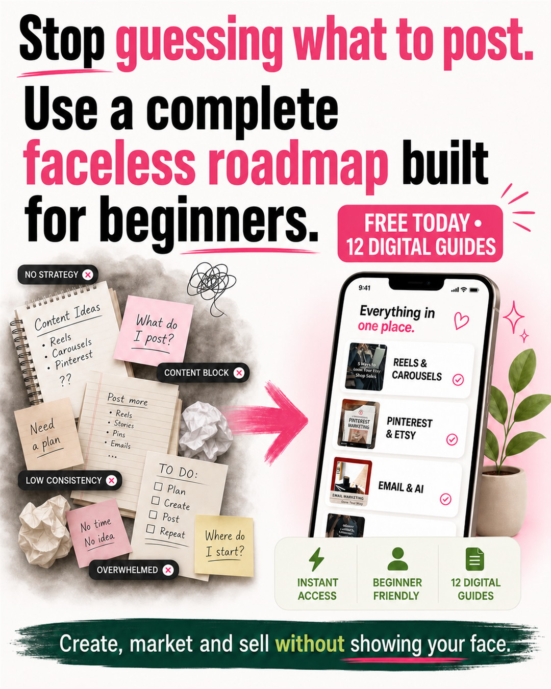 Faceless Profit Facebook ad