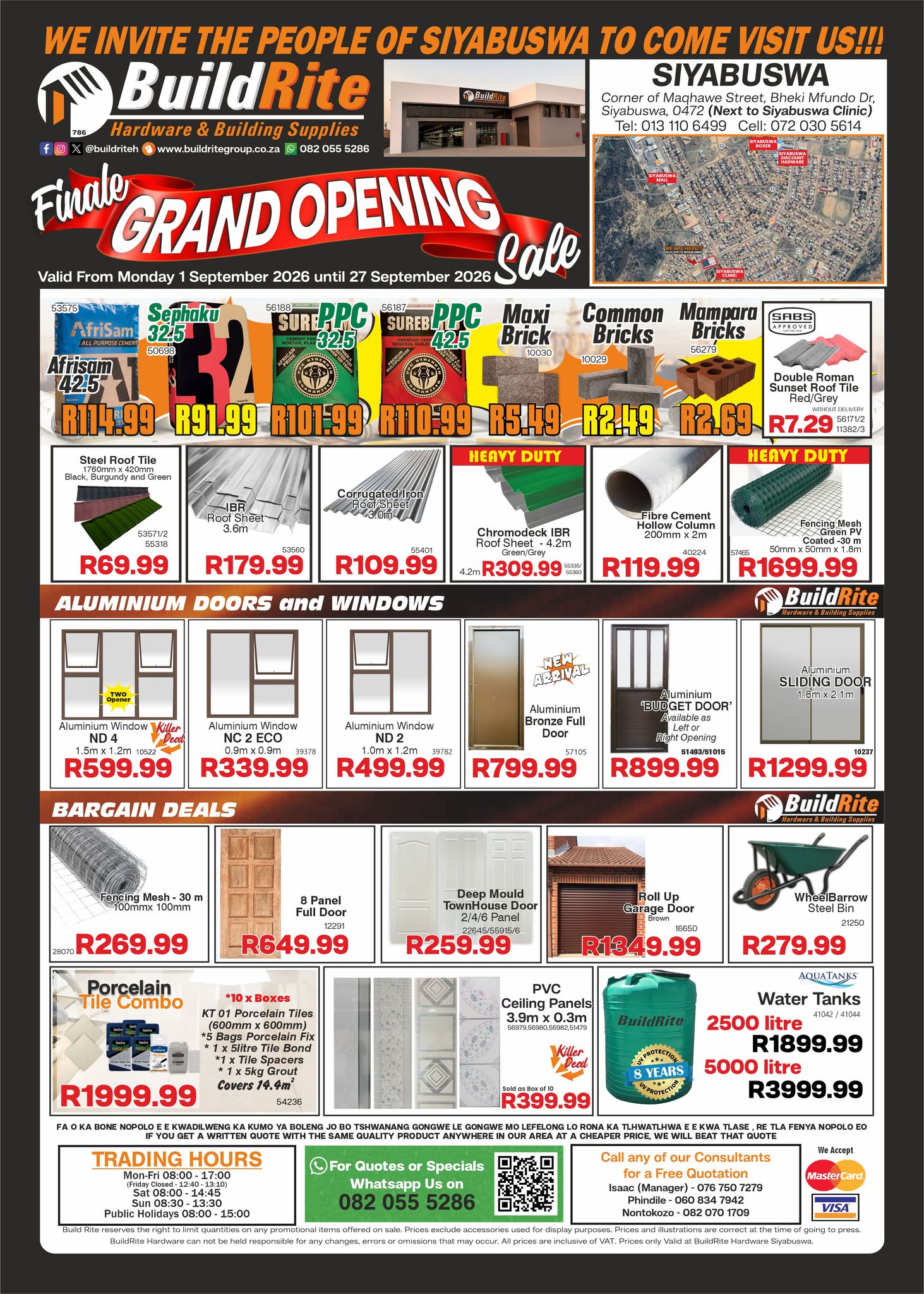Build Rite Hardware Facebook ad