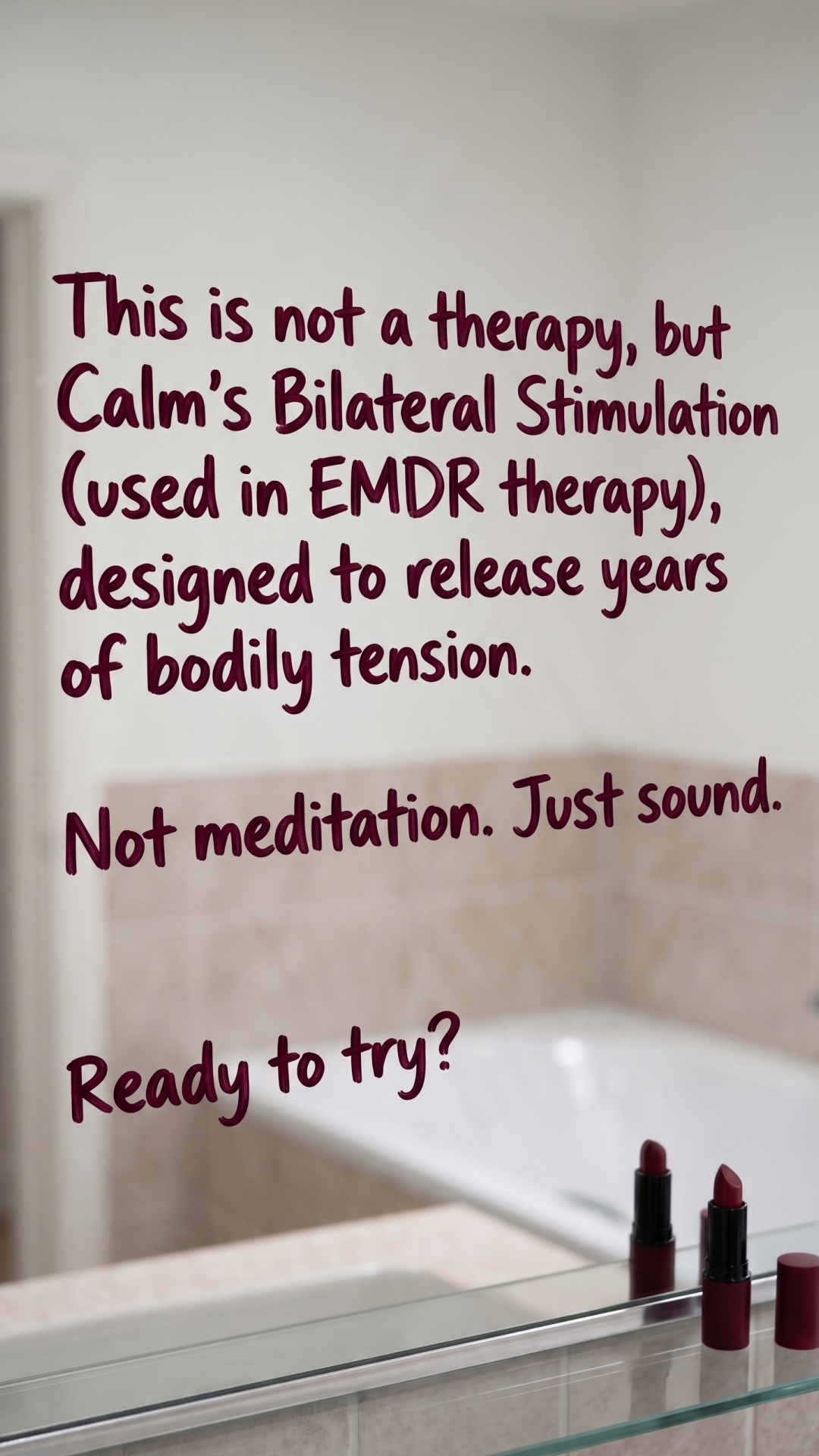 Calm Facebook ad