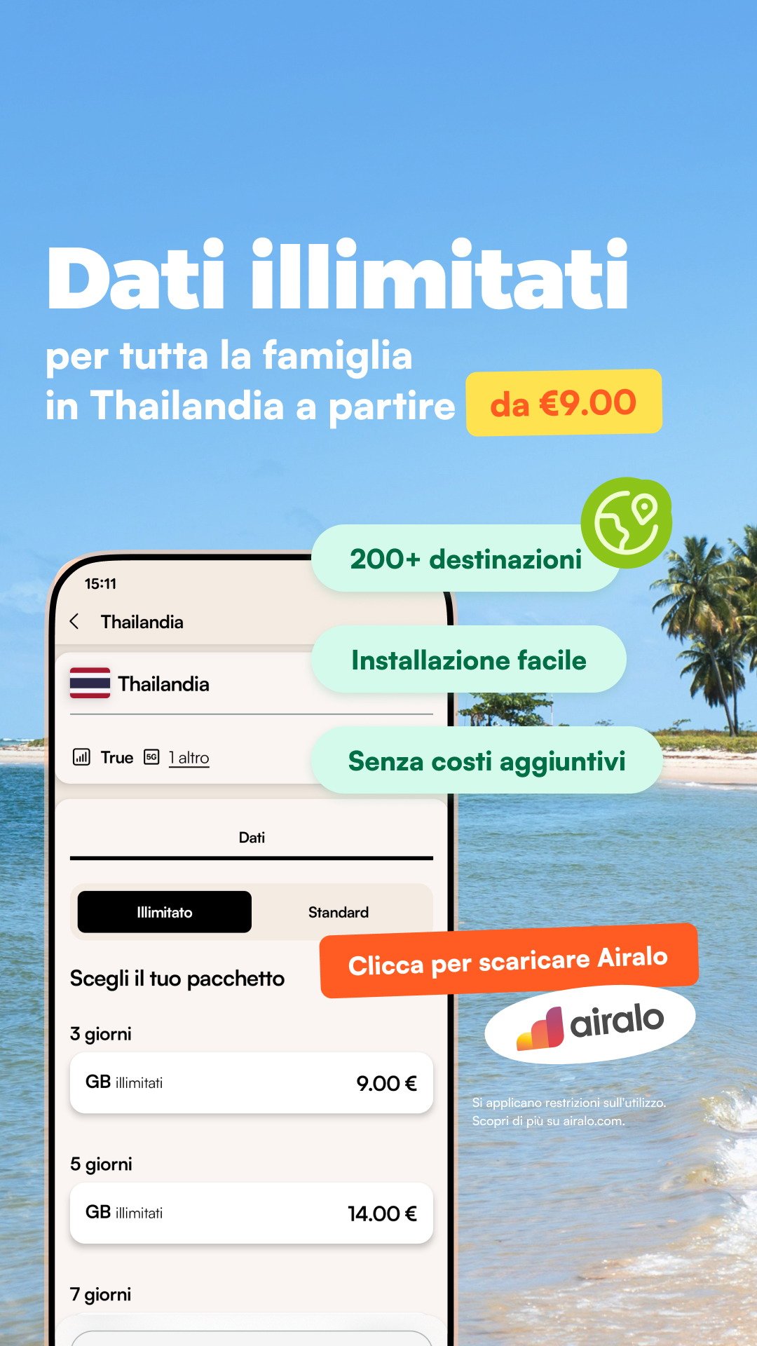 Airalo Global eSIM Store Facebook ad