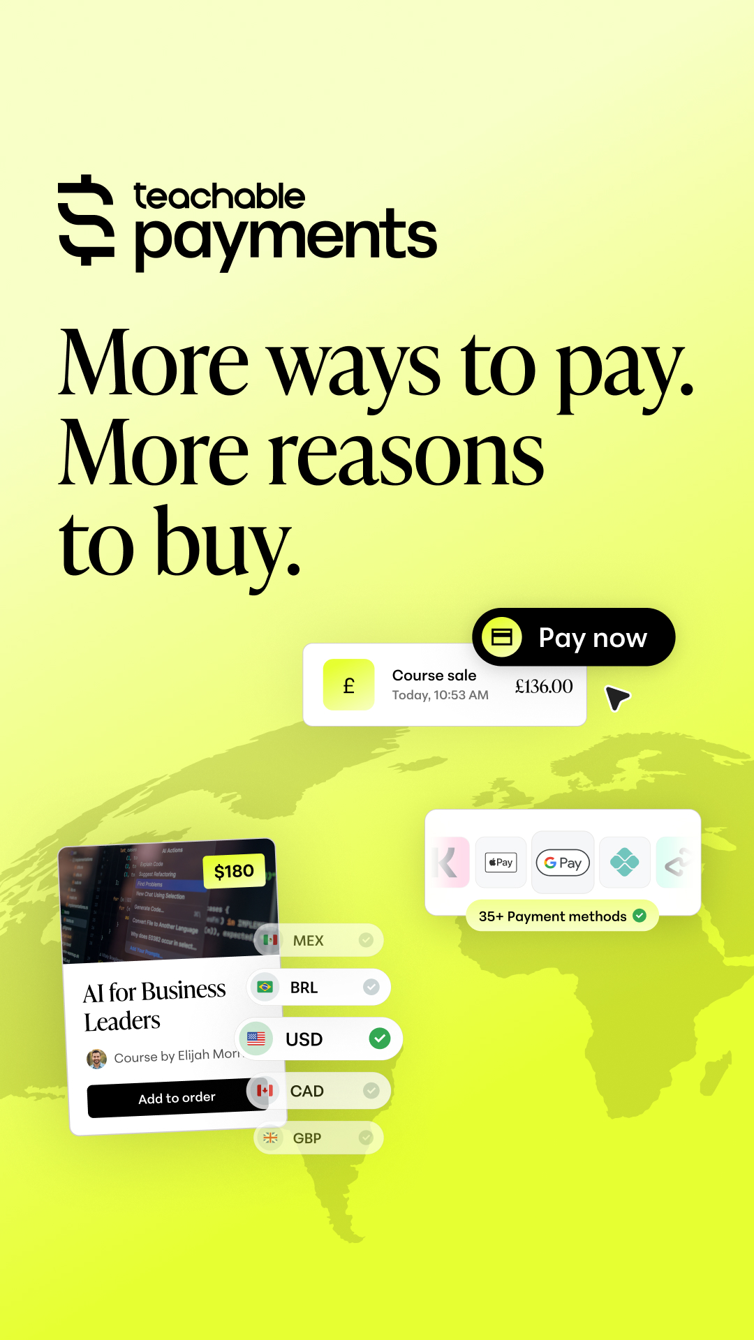 Teachable Facebook ad