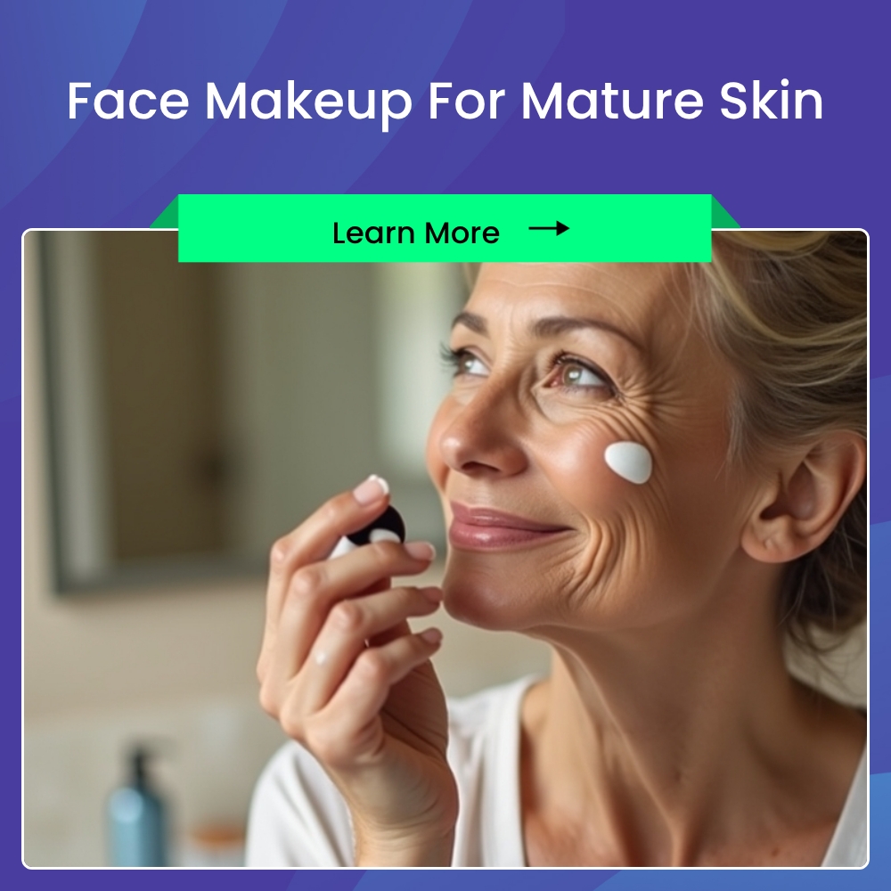FAQInsider Viewlink Facebook ad: Gain Insights Into Face Makeup For Mature Skin.
