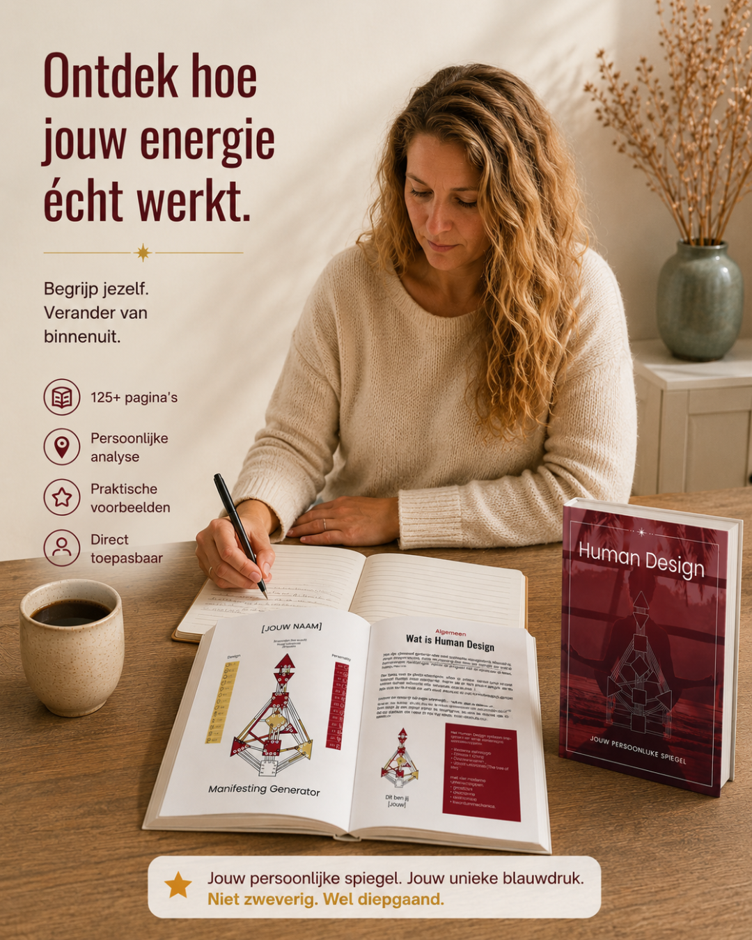 Anja Zerrouk Facebook ad: 130 pagina's. Alleen over jou.