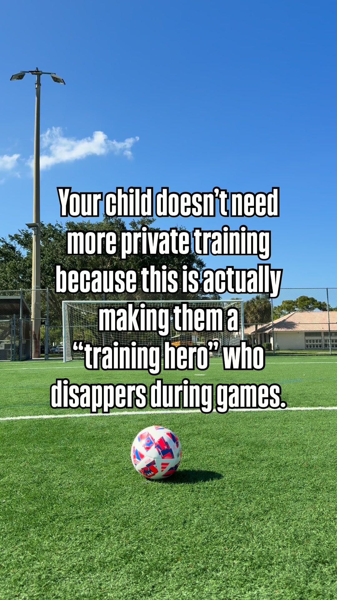 Coach Toni Barcelona Soccer Facebook ad: Does your child look like a pro in…