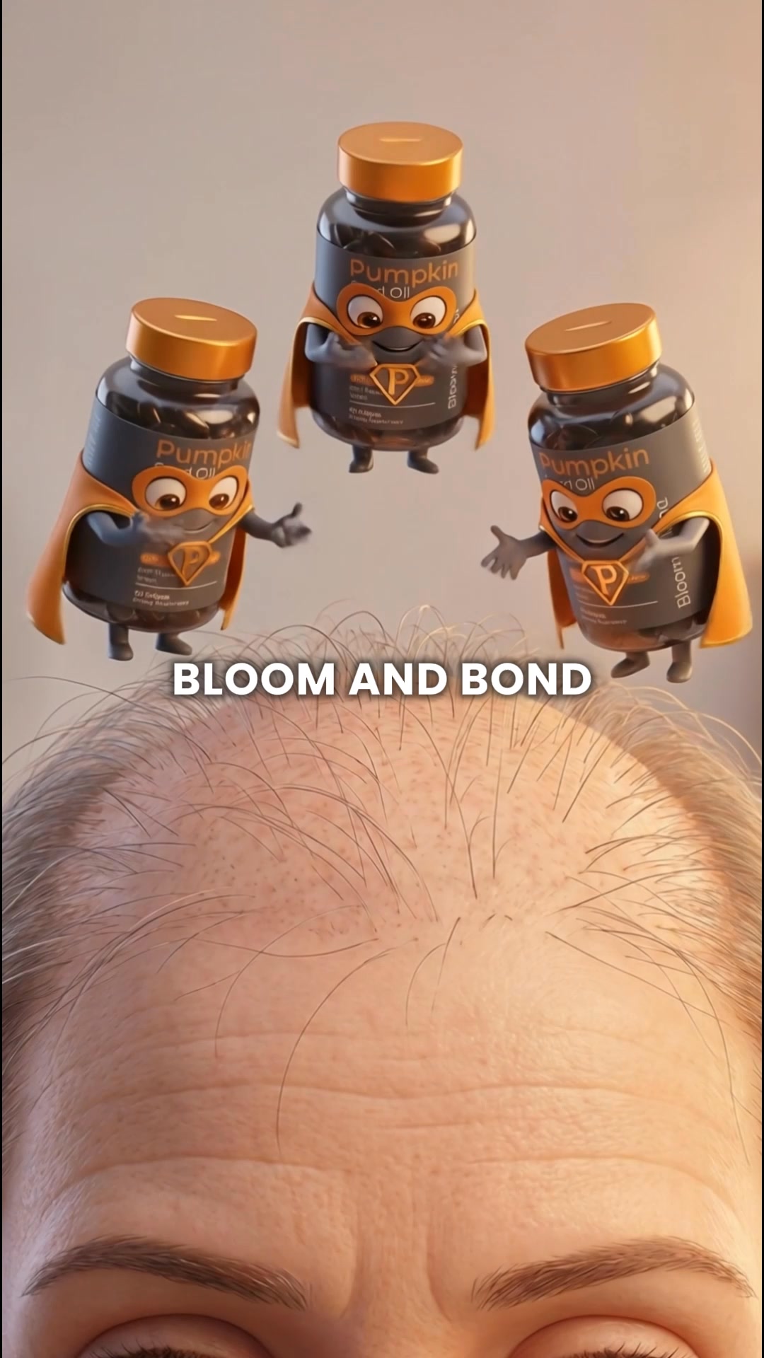 Bloom & Bond Facebook ad: Help Hair Loss Naturally