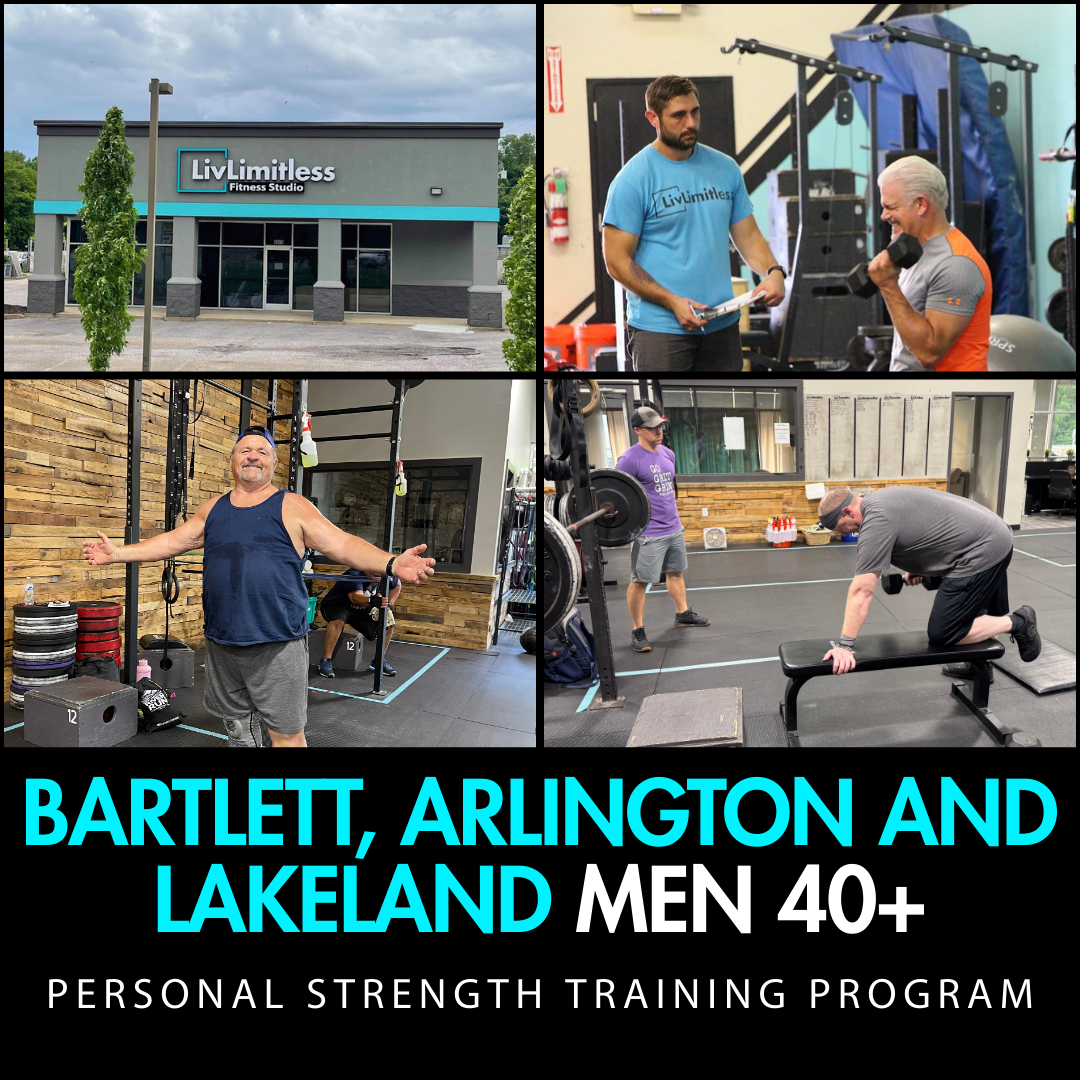 LivLimitless Fitness Facebook ad: Personal Training for Men 40+