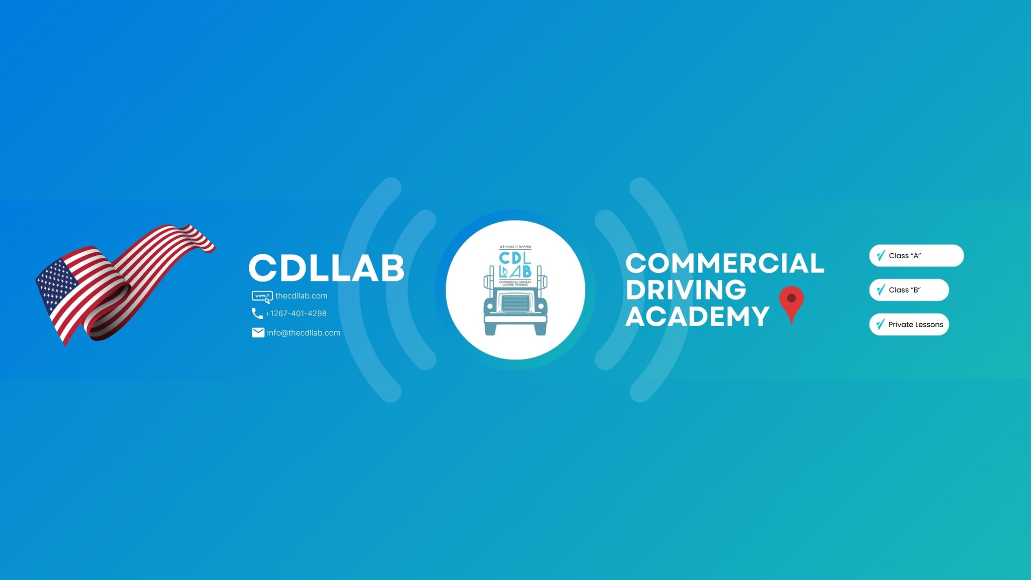 CDL LAB Facebook ad: CDL LAB offers commercial driver's license training with…